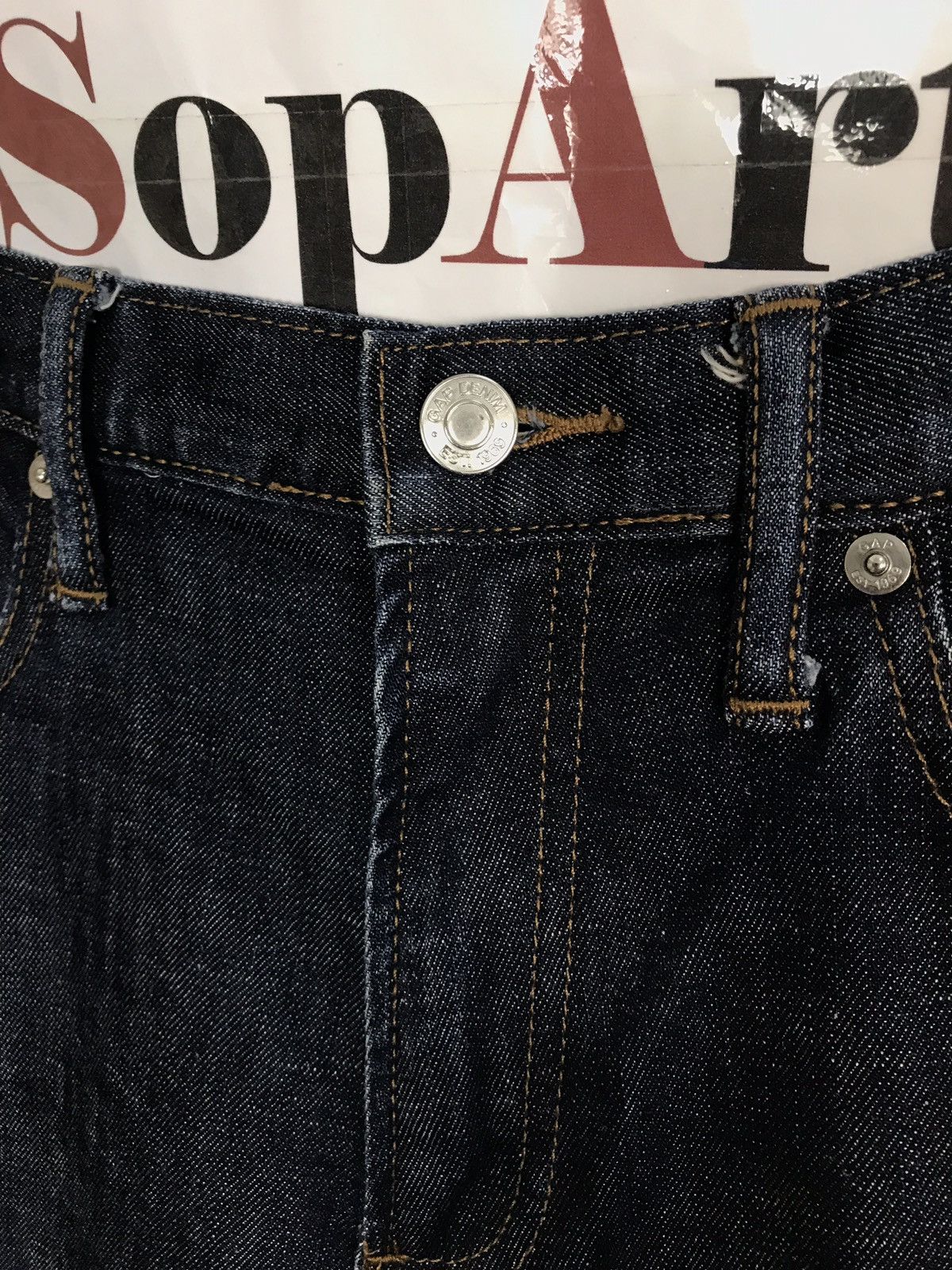 Gap × Japanese Brand Vintage Gap 1969 Skinny Indigo Denim Jeans Size US 34 / EU 50 - 5 Thumbnail