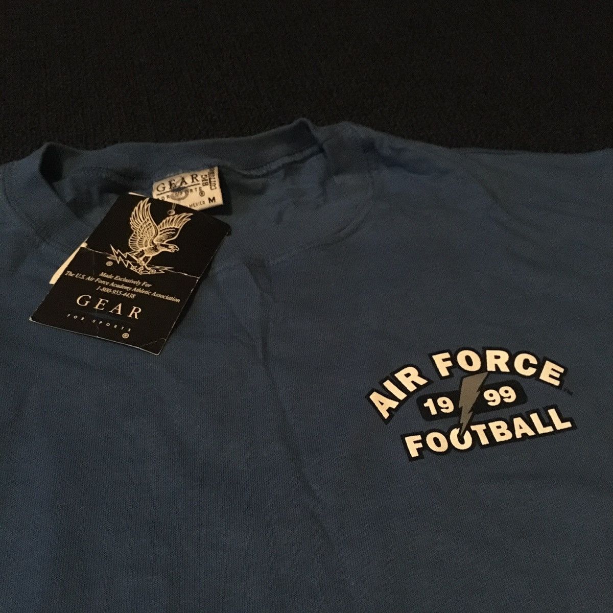 Vintage Vintage 1990s Air Force Football Champions For A New Era Tee Size US M / EU 48-50 / 2 - 5 Thumbnail