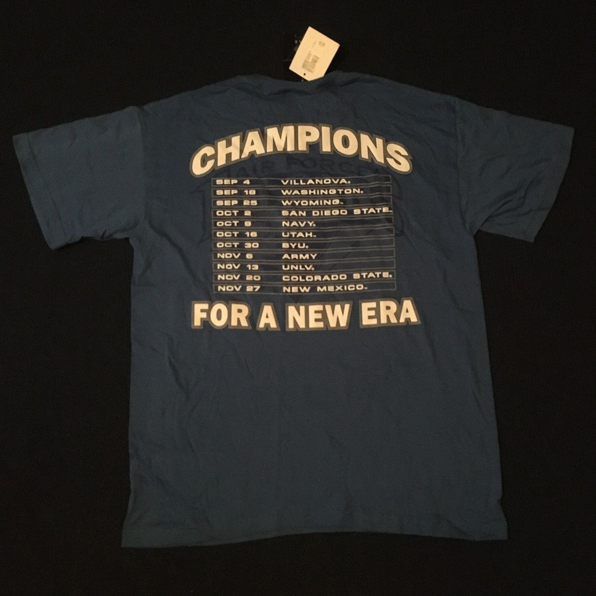 Vintage Vintage 1990s Air Force Football Champions For A New Era Tee Size US M / EU 48-50 / 2 - 4 Thumbnail
