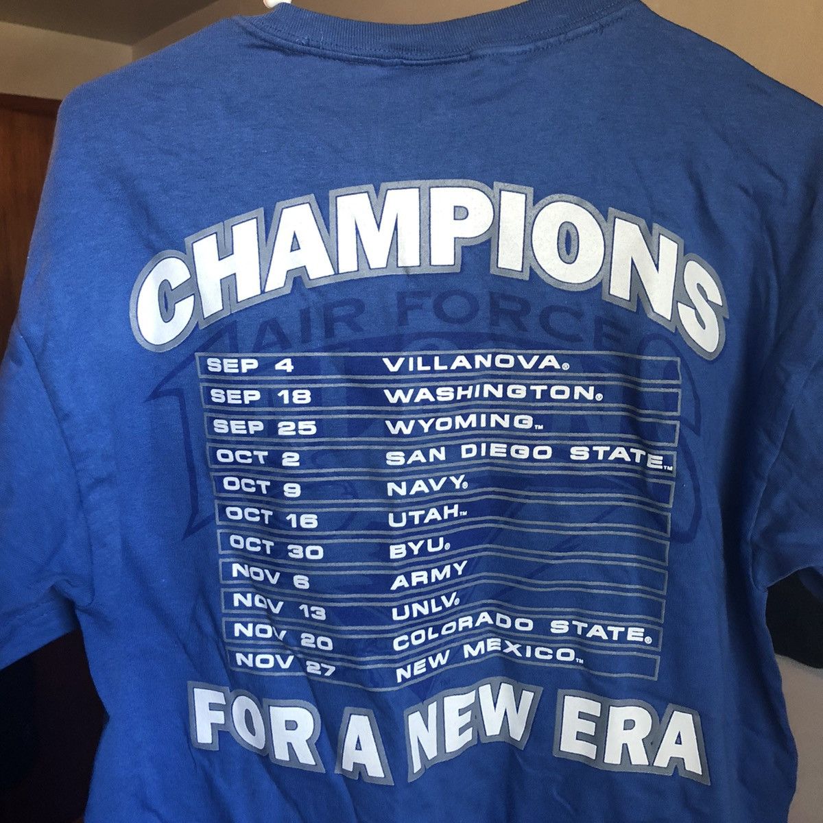 Vintage Vintage 1990s Air Force Football Champions For A New Era Tee Size US M / EU 48-50 / 2 - 2 Thumbnail