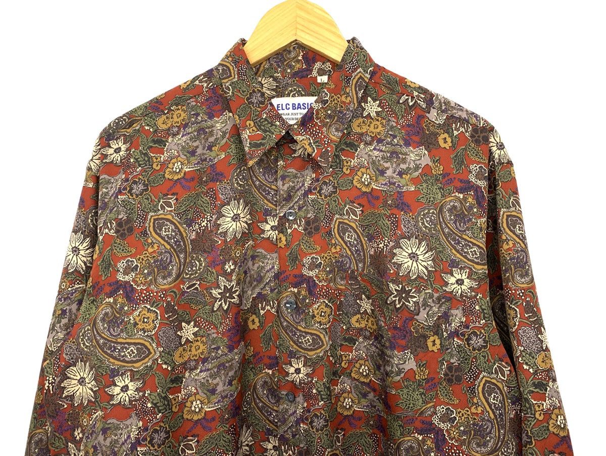 Vintage ❤️‍🔥SENDOFFERS❤️‍🔥 Paisley Hawaiian Print Button Up Ls Shirts Size US M / EU 48-50 / 2 - 3 Thumbnail