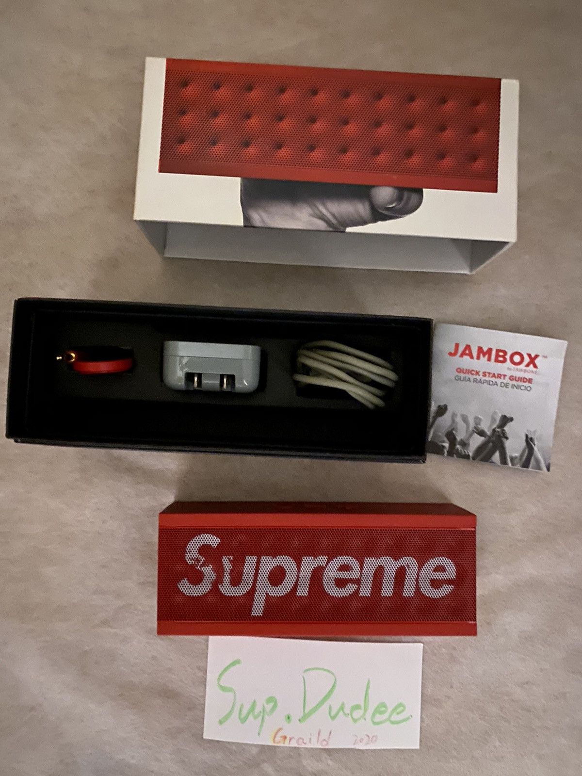 Supreme Supreme jambox speaker (small) Size ONE SIZE - 4 Thumbnail