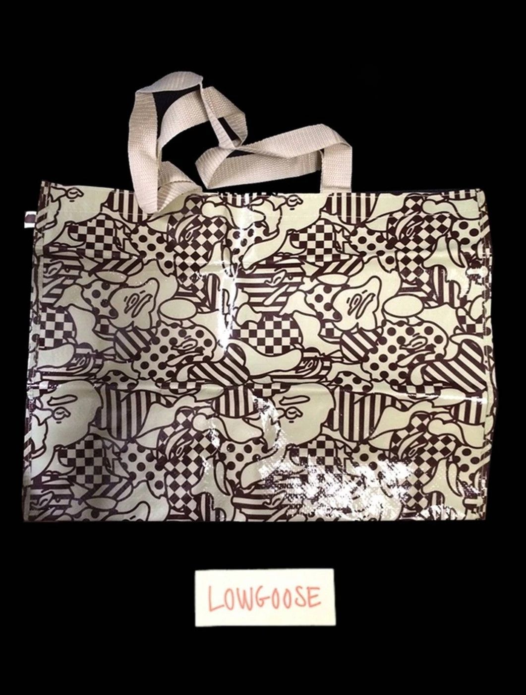 Bape BAPE TOTE BAG COOKIE CAMO shoulder bag A Bathing Ape Size ONE SIZE - 2 Thumbnail