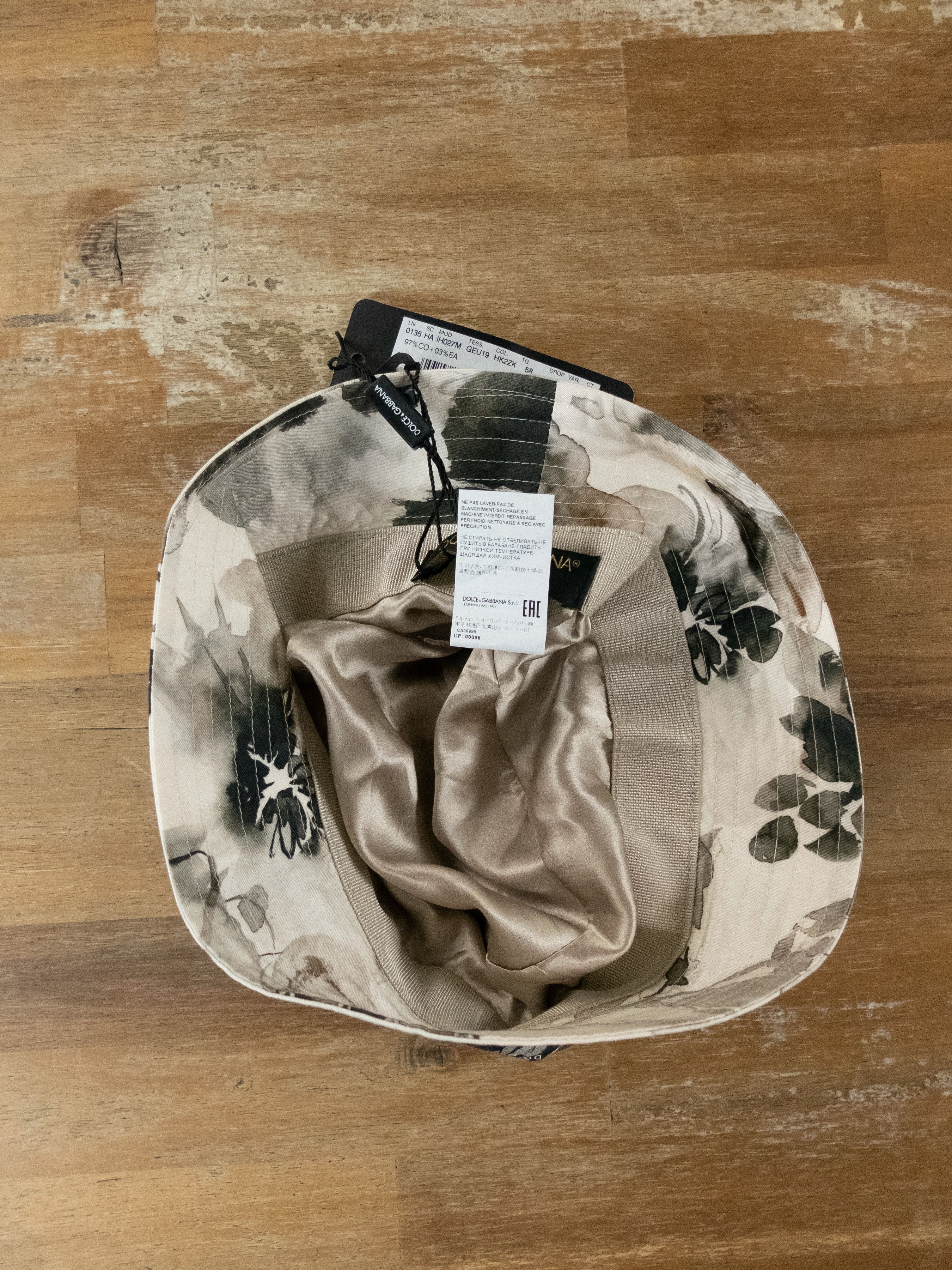 Dolce & Gabbana DOLCE & GABBANA floral bucket hat 58 cm - 7 1/4 US - Medium Size ONE SIZE - 6 Thumbnail