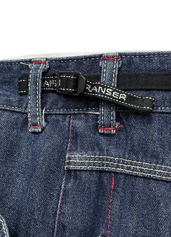 Japanese Brand DOPE STREETWEAR! TRANSER Vtg Double Knee Baggy Denim Size US 28 / EU 44 - 12 Thumbnail
