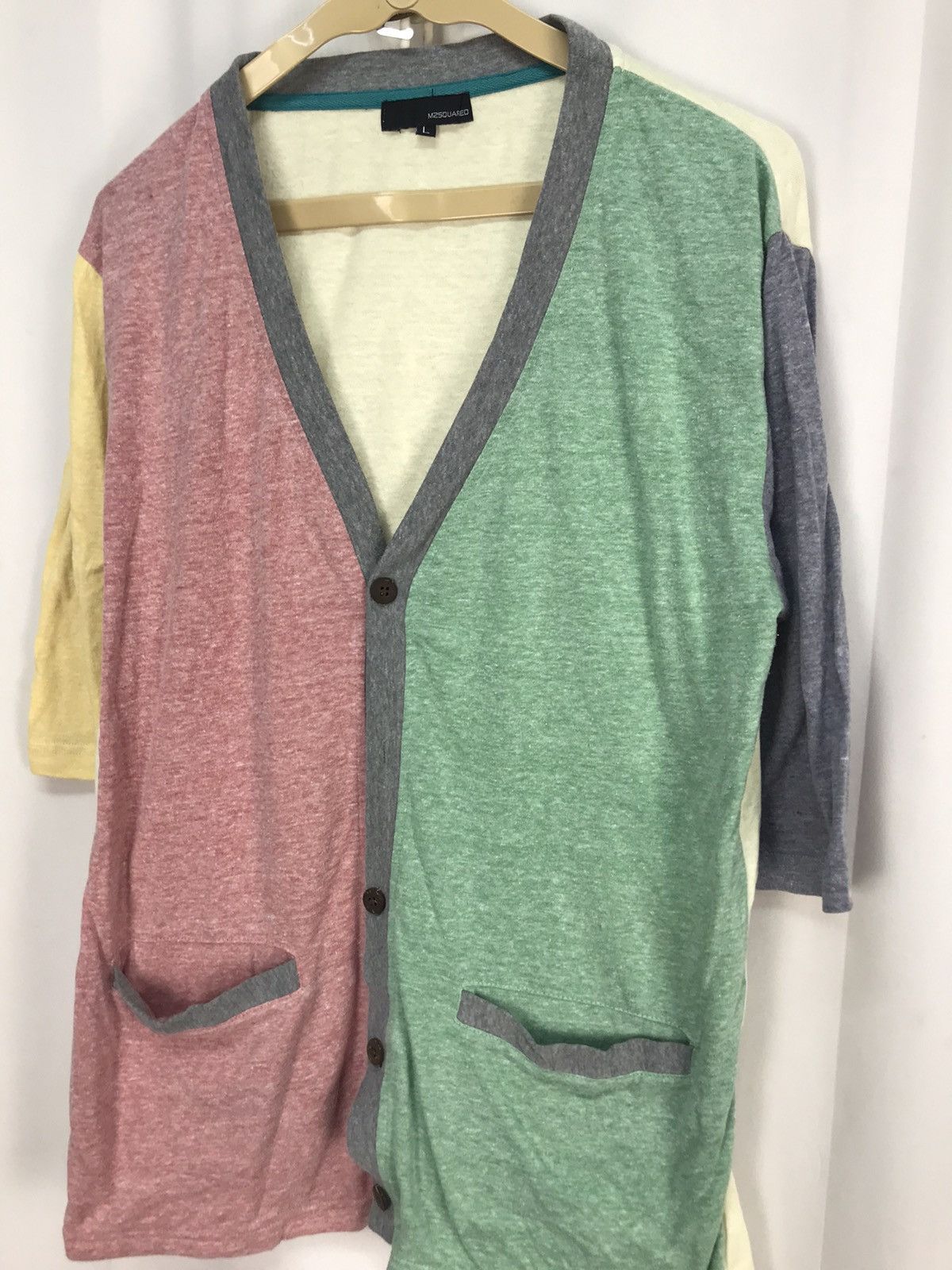 Japanese Brand Multicolor cardigan shirt by m2squared Size US M / EU 48-50 / 2 - 5 Thumbnail