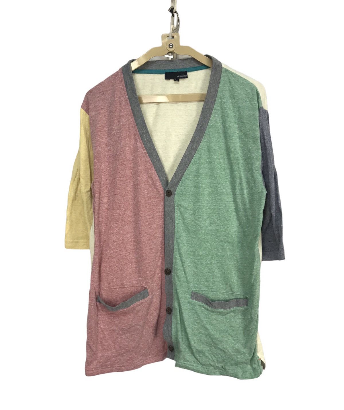 Japanese Brand Multicolor cardigan shirt by m2squared Size US M / EU 48-50 / 2 - 1 Thumbnail