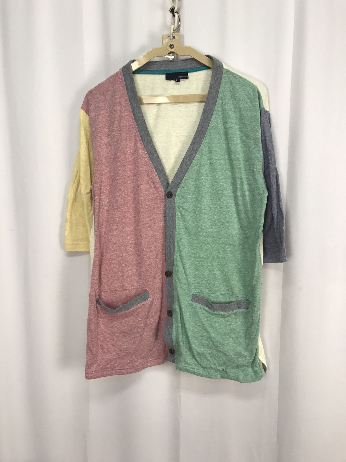 Japanese Brand Multicolor cardigan shirt by m2squared Size US M / EU 48-50 / 2 - 7 Thumbnail