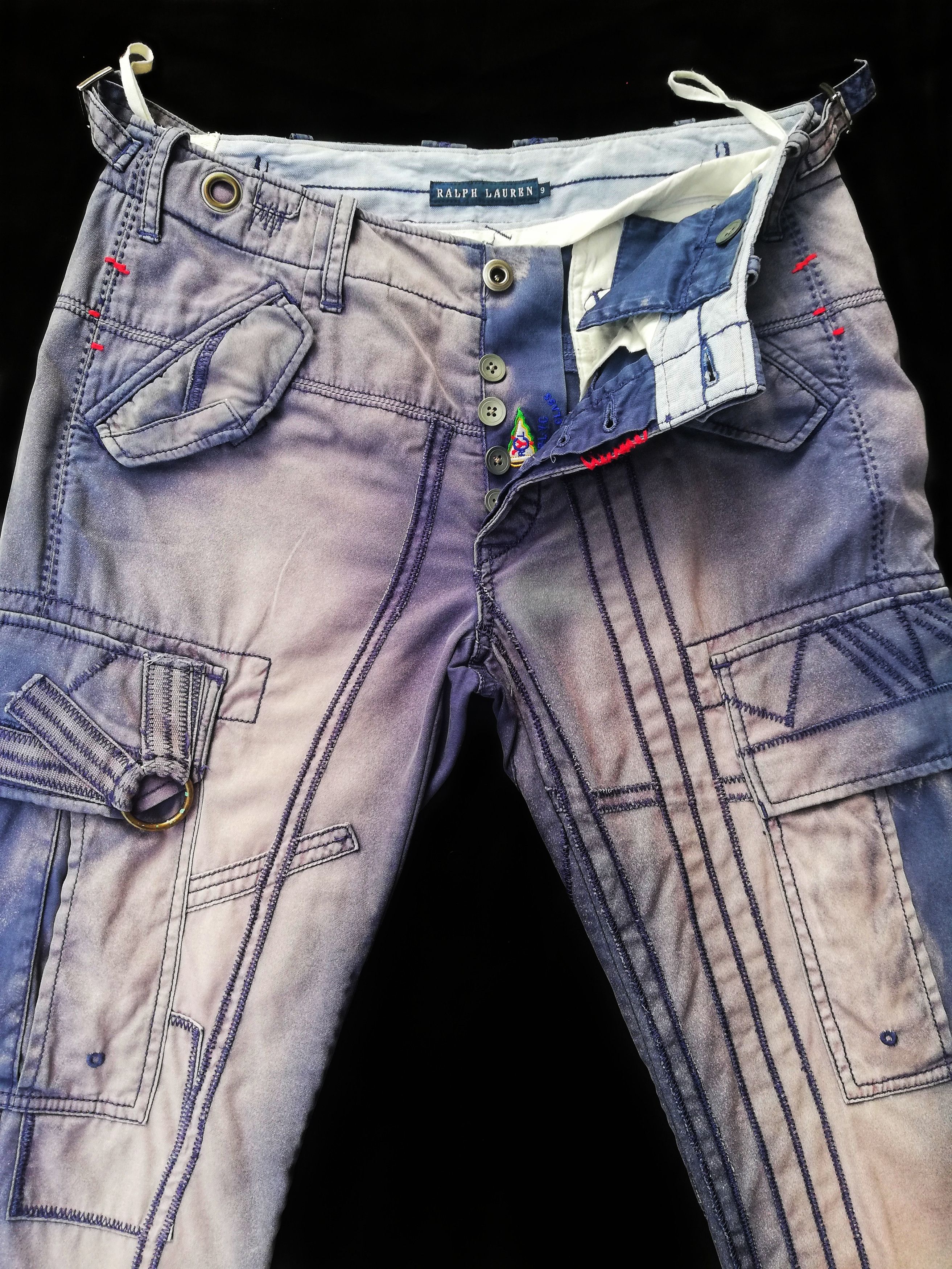 Polo Ralph Lauren × Ralph Lauren 🔥DOPE Iconic Tactical Parachute Stichin Design Stoned Wash Size US 30 / EU 46 - 2 Thumbnail