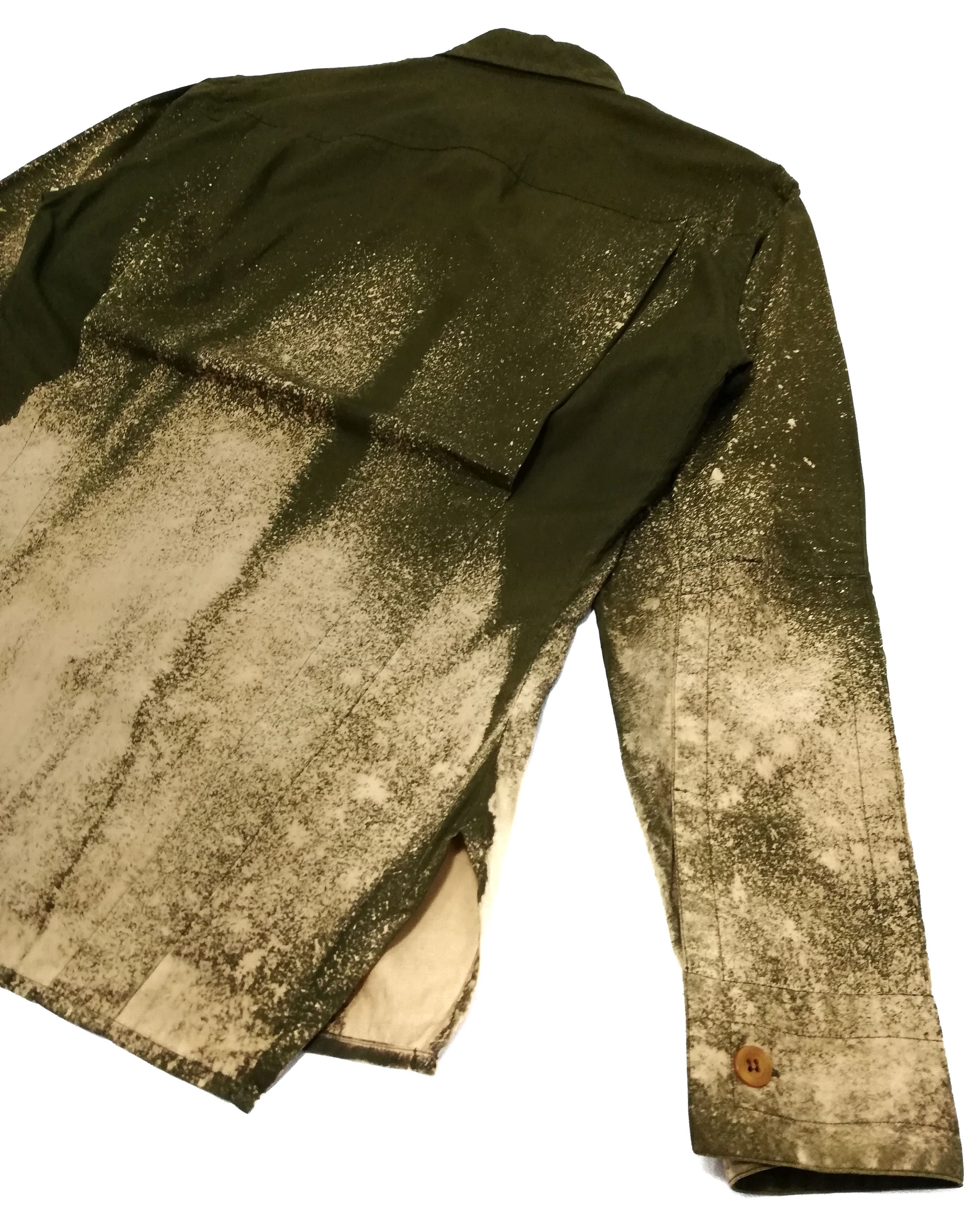Dirk Bikkembergs 🔥Dirk Bikkembergs 🇮🇹 Asid Wash Button Up Long Sleeve🔥 Size US S / EU 44-46 / 1 - 13 Thumbnail