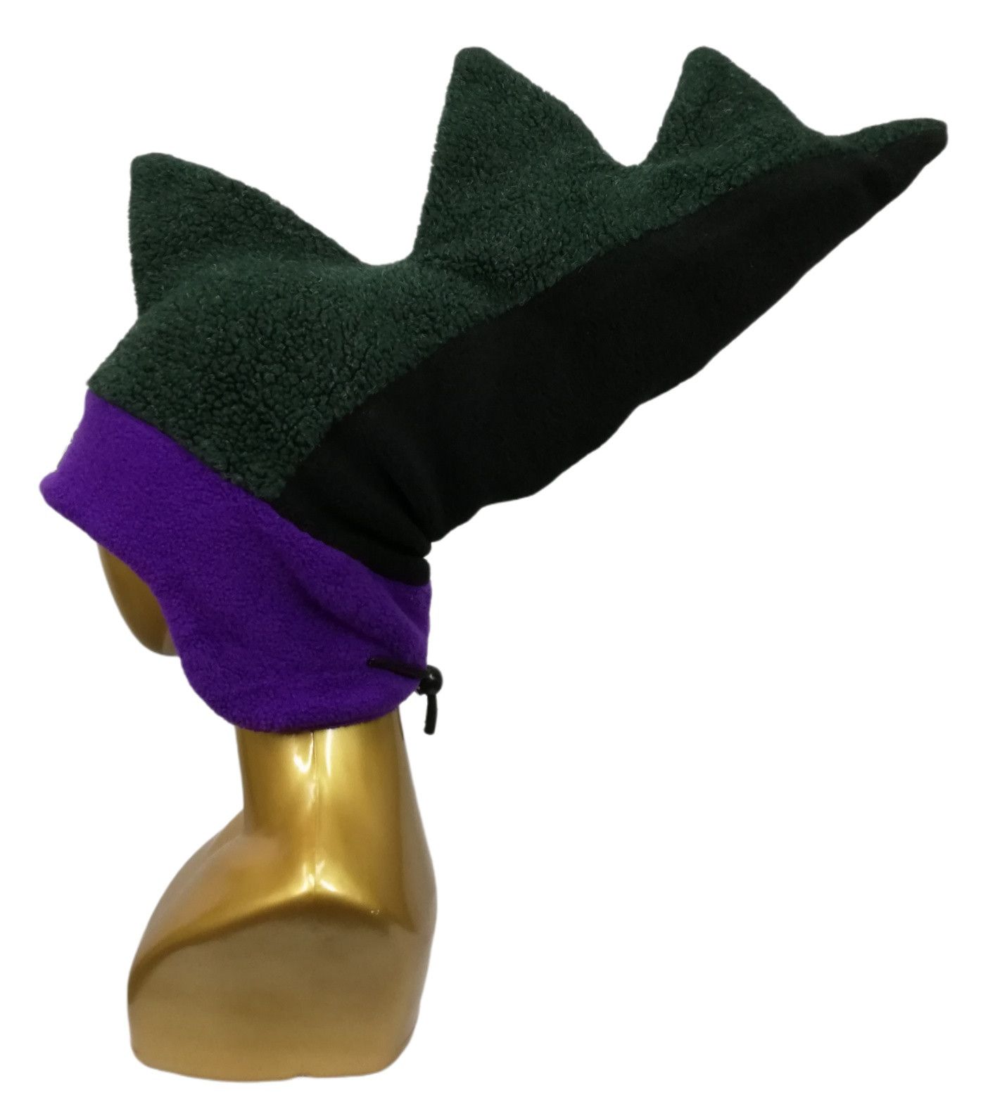 Vintage 🔥DOPE RARE 90's Bula USA Fleece Dragon Stegosaurus Hat Ski Size ONE SIZE - 2 Thumbnail