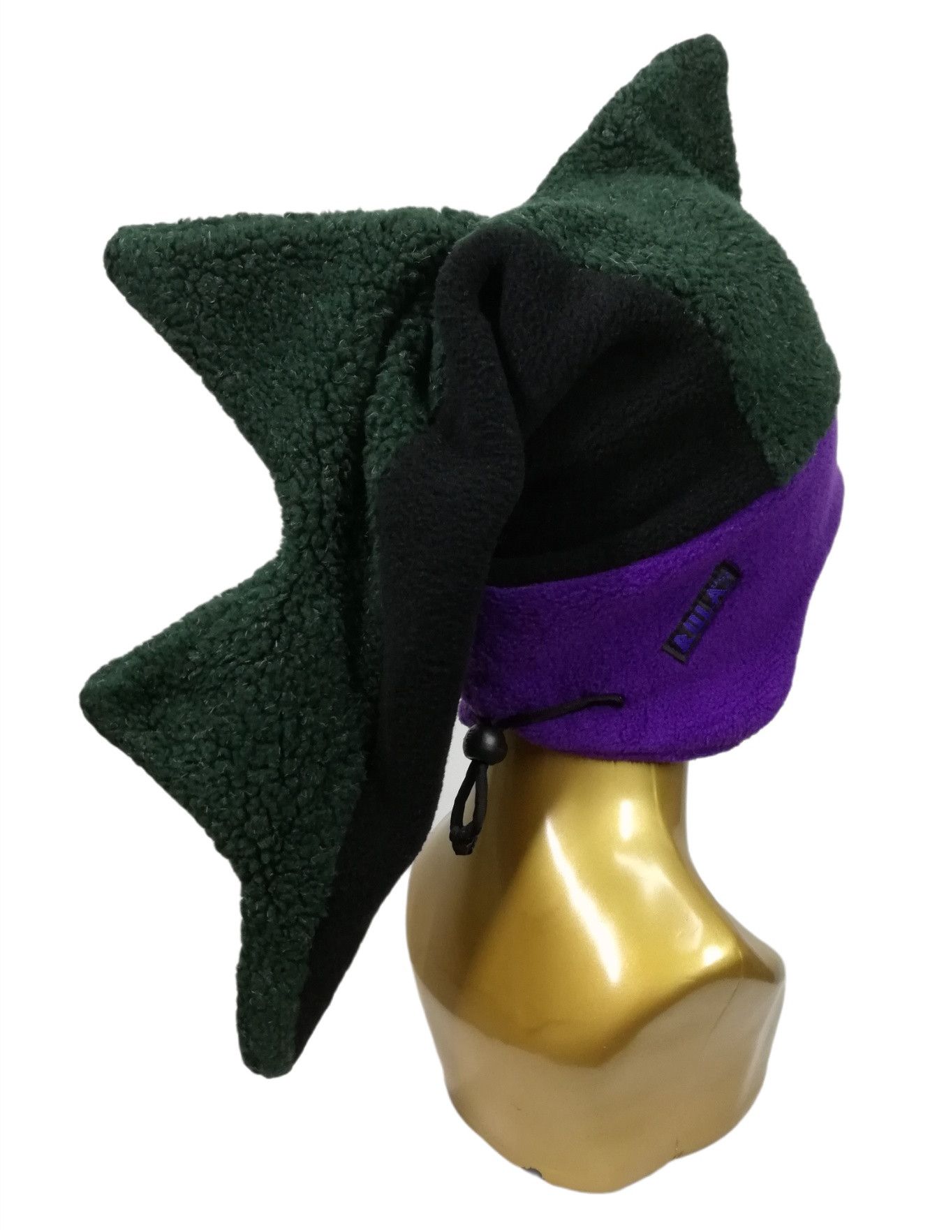 Vintage 🔥DOPE RARE 90's Bula USA Fleece Dragon Stegosaurus Hat Ski Size ONE SIZE - 13 Thumbnail