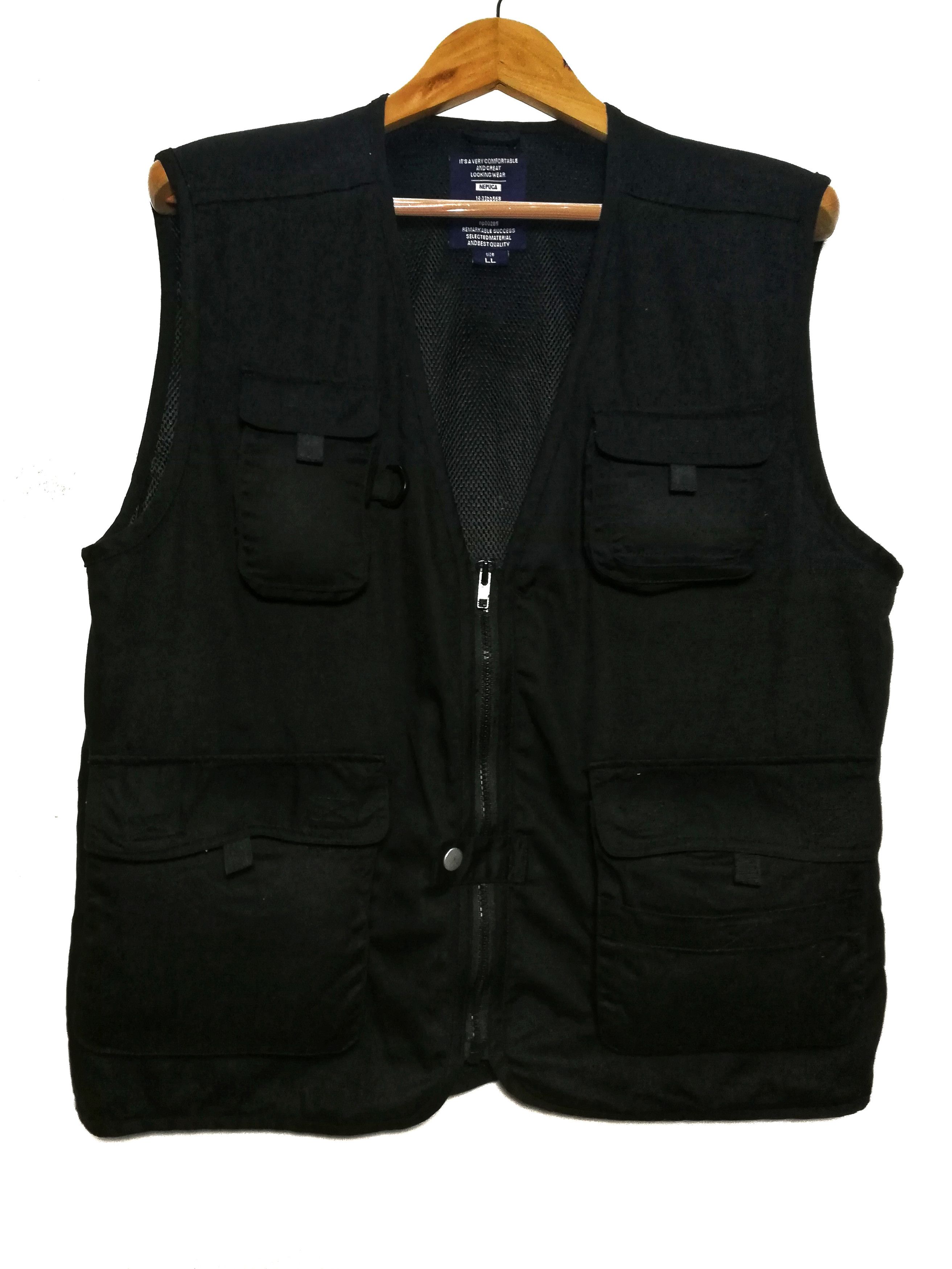 Japanese Brand (Need Gone Today) 🔥Nepuca Tactical /Utility Black Vest🔥 Size US L / EU 52-54 / 3 - 2 Thumbnail