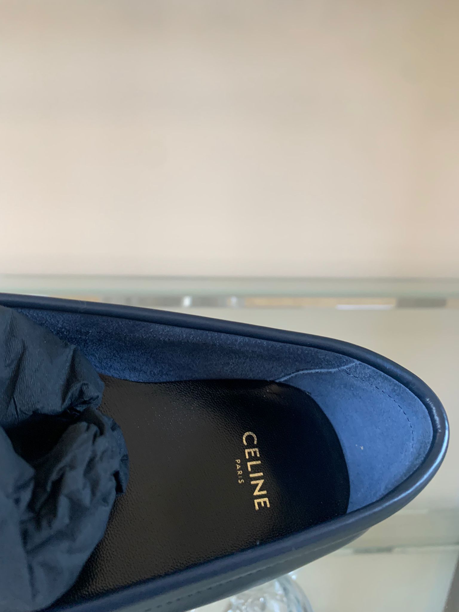 Celine o1rshd1 Loafer 15 Shoes in Dark Navy Size US 7.5 / EU 40-41 - 9 Thumbnail