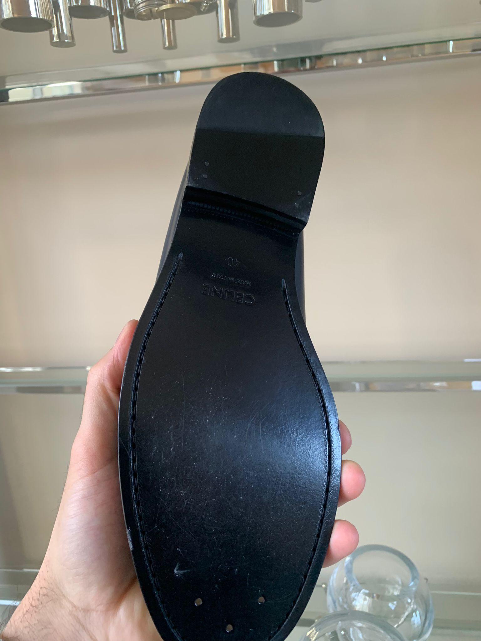 Celine o1rshd1 Loafer 15 Shoes in Dark Navy Size US 7.5 / EU 40-41 - 10 Thumbnail