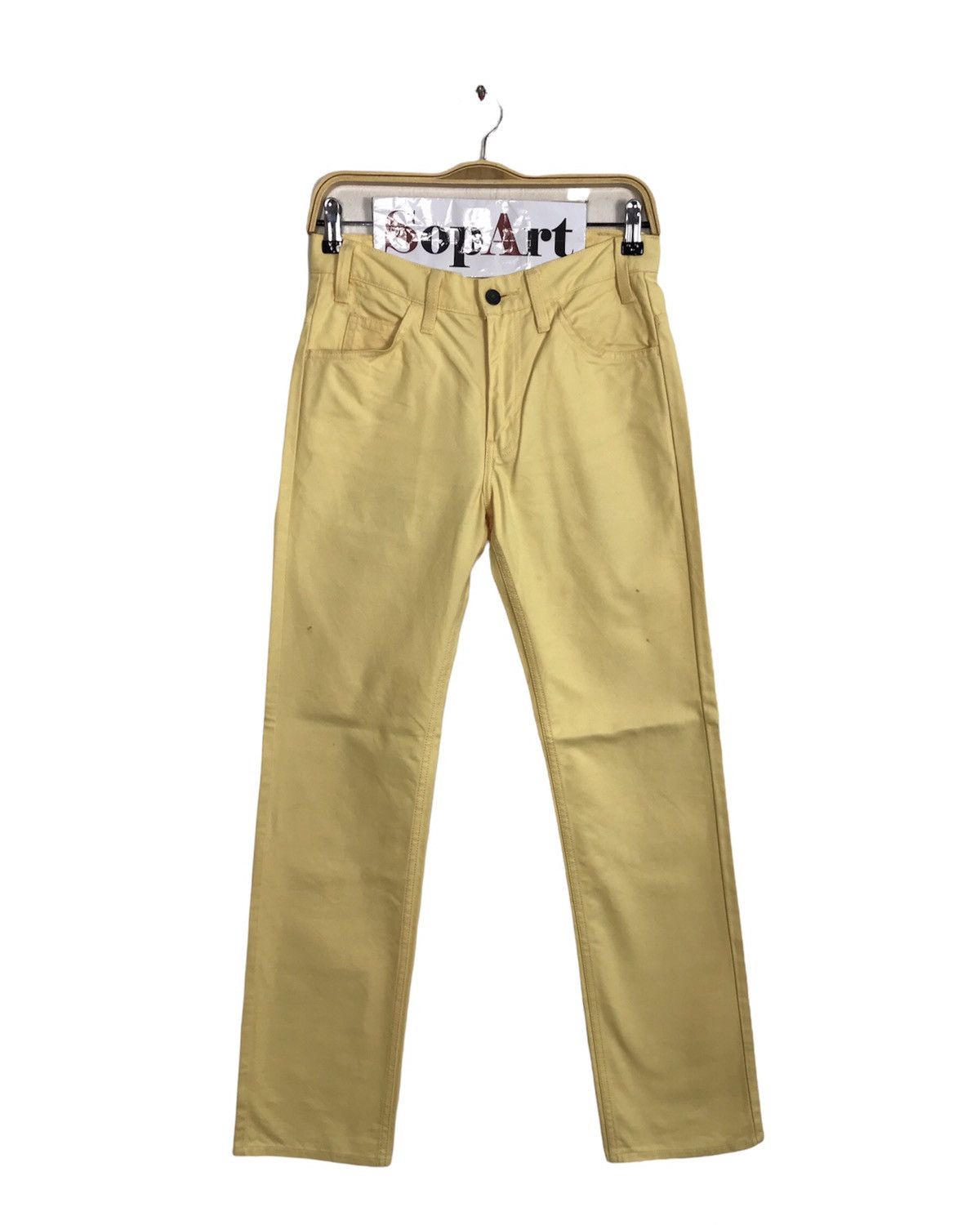 Levi's × Vintage Vintage Levi’s 519 Colour Yellow Zipper Design Size US 29 - 1 Thumbnail