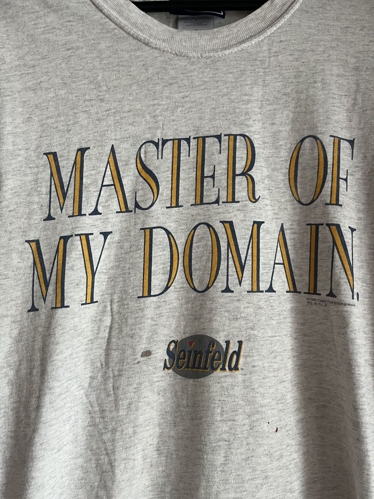 Vintage SEINFELD Master of my domain ft74 Size US S / EU 44-46 / 1 - 2 Thumbnail