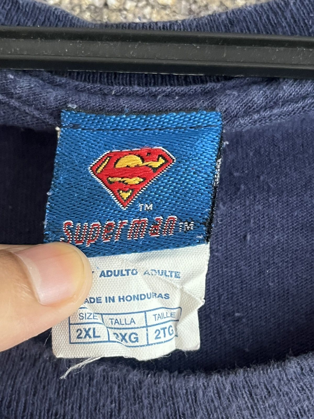 Vintage Superman ft74 Size US XXL / EU 58 / 5 - 3 Thumbnail