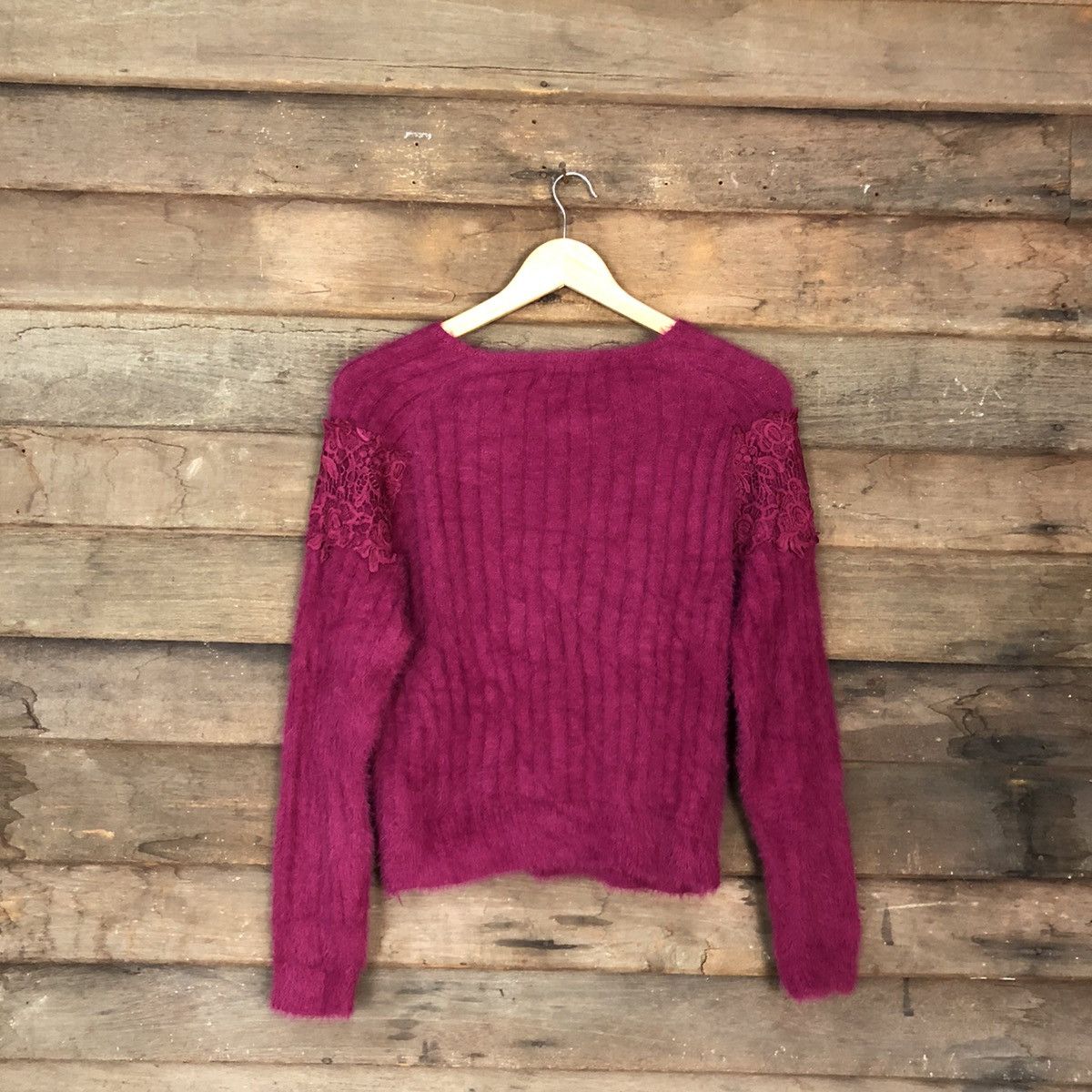 City Streets DLL A.G .Plus Pink Mohair Shag Shaggy Knitwear #c1065 Size S / US 4 / IT 40 - 11 Thumbnail