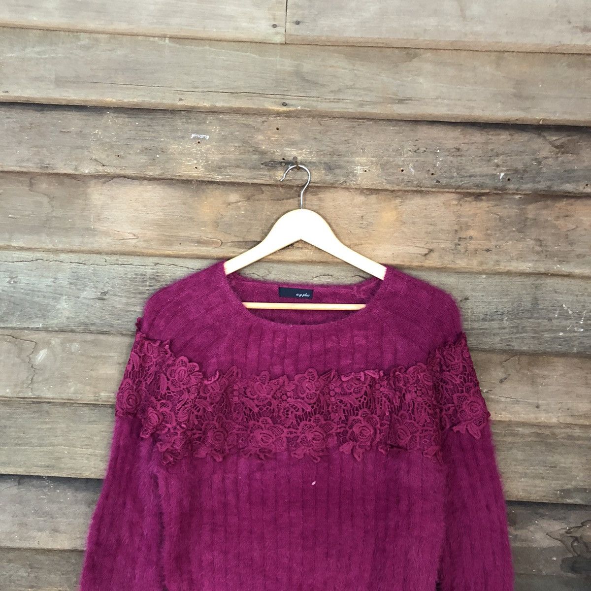 City Streets DLL A.G .Plus Pink Mohair Shag Shaggy Knitwear #c1065 Size S / US 4 / IT 40 - 9 Thumbnail