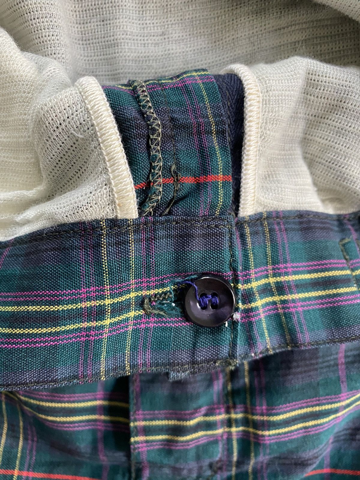 Robert Bruce Vintage 40s/50s Robert Bruce Seafarer Plaid Swim Trunk Short Size US 28 / EU 44 - 11 Thumbnail