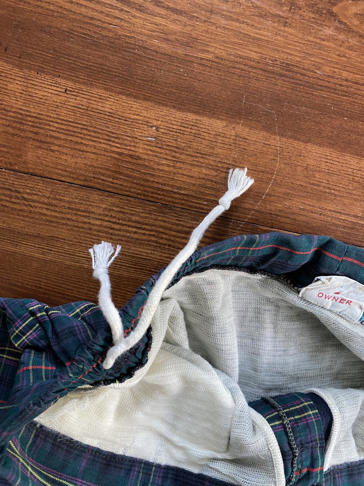 Robert Bruce Vintage 40s/50s Robert Bruce Seafarer Plaid Swim Trunk Short Size US 28 / EU 44 - 10 Thumbnail