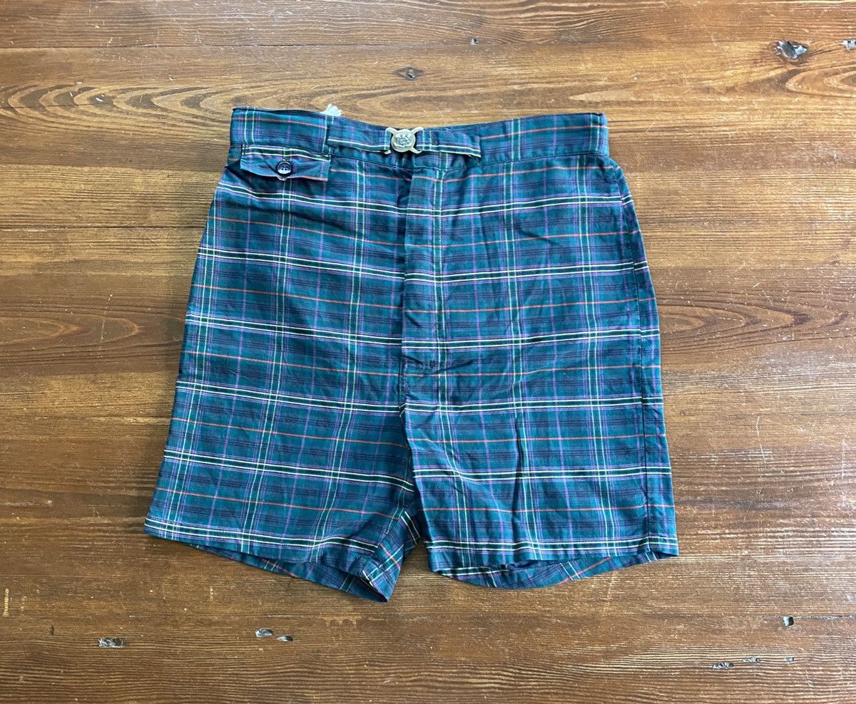 Robert Bruce Vintage 40s/50s Robert Bruce Seafarer Plaid Swim Trunk Short Size US 28 / EU 44 - 1 Thumbnail