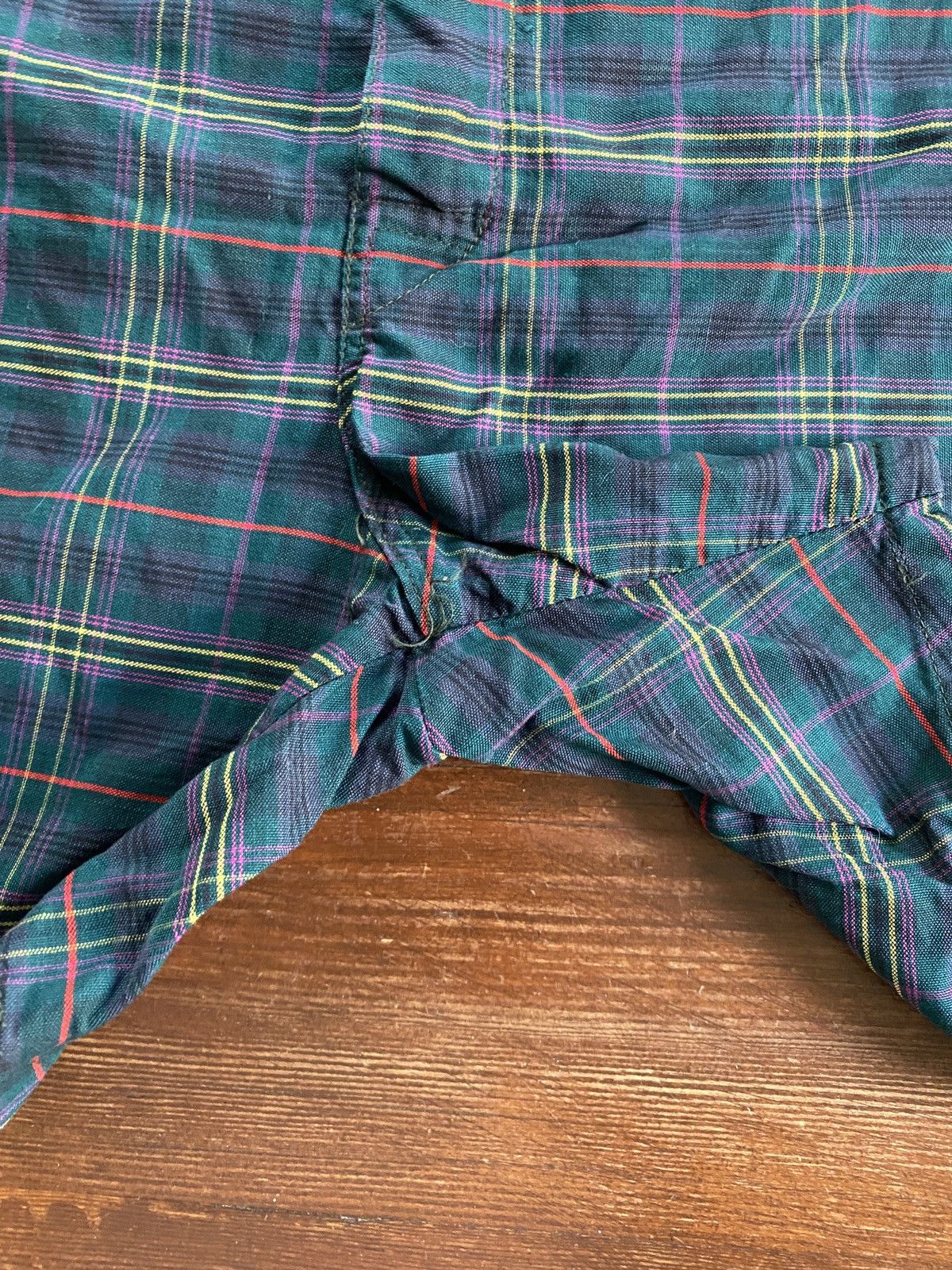 Robert Bruce Vintage 40s/50s Robert Bruce Seafarer Plaid Swim Trunk Short Size US 28 / EU 44 - 5 Thumbnail