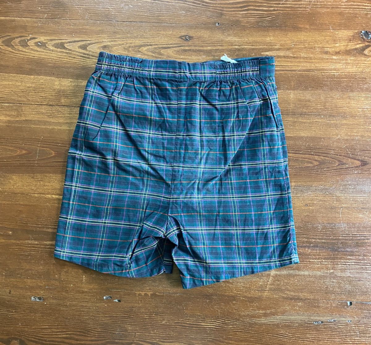 Robert Bruce Vintage 40s/50s Robert Bruce Seafarer Plaid Swim Trunk Short Size US 28 / EU 44 - 6 Thumbnail