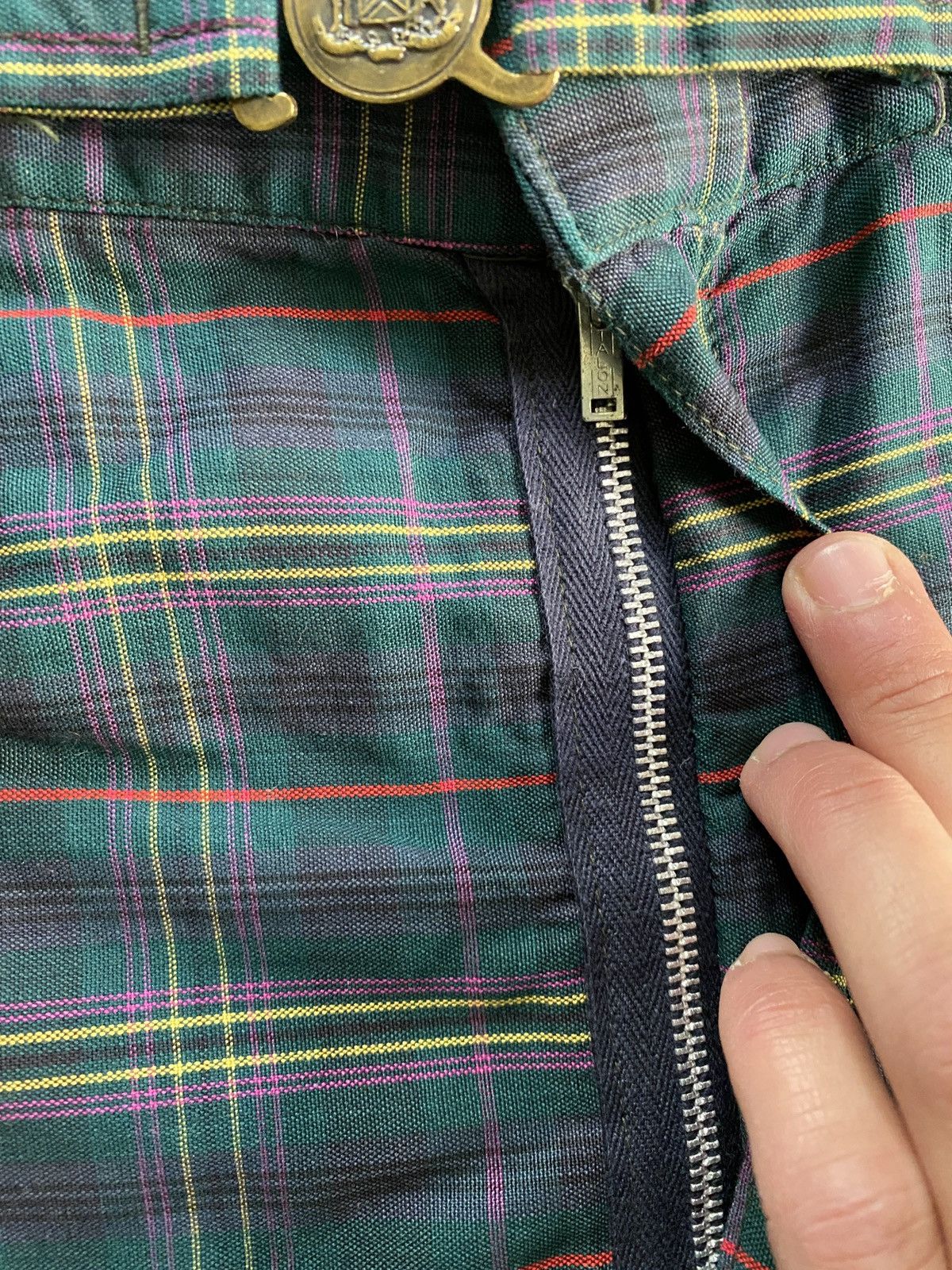 Robert Bruce Vintage 40s/50s Robert Bruce Seafarer Plaid Swim Trunk Short Size US 28 / EU 44 - 4 Thumbnail