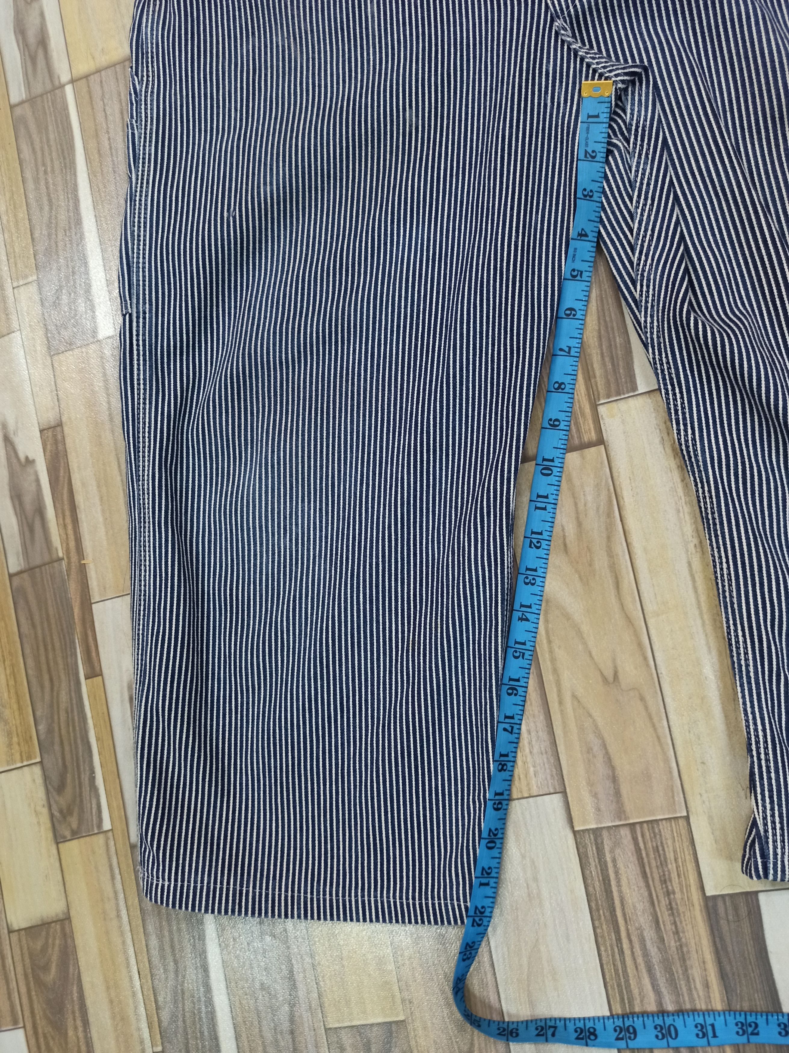 Dickies 🔥Vintage🔥 Dickies Bib Overalls Hickory Stripe OverSize Size US 44 / EU 60 - 15 Thumbnail