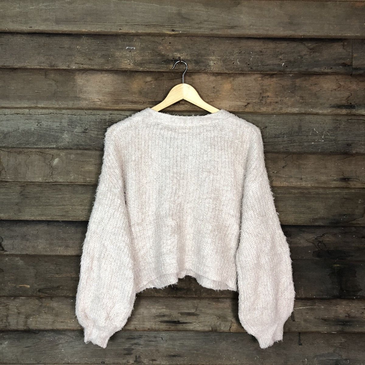 Homespun Knitwear DLL Apres Jour mohair fur shaggy cardigan Knitwear #c1080 Size M / US 6-8 / IT 42-44 - 11 Thumbnail