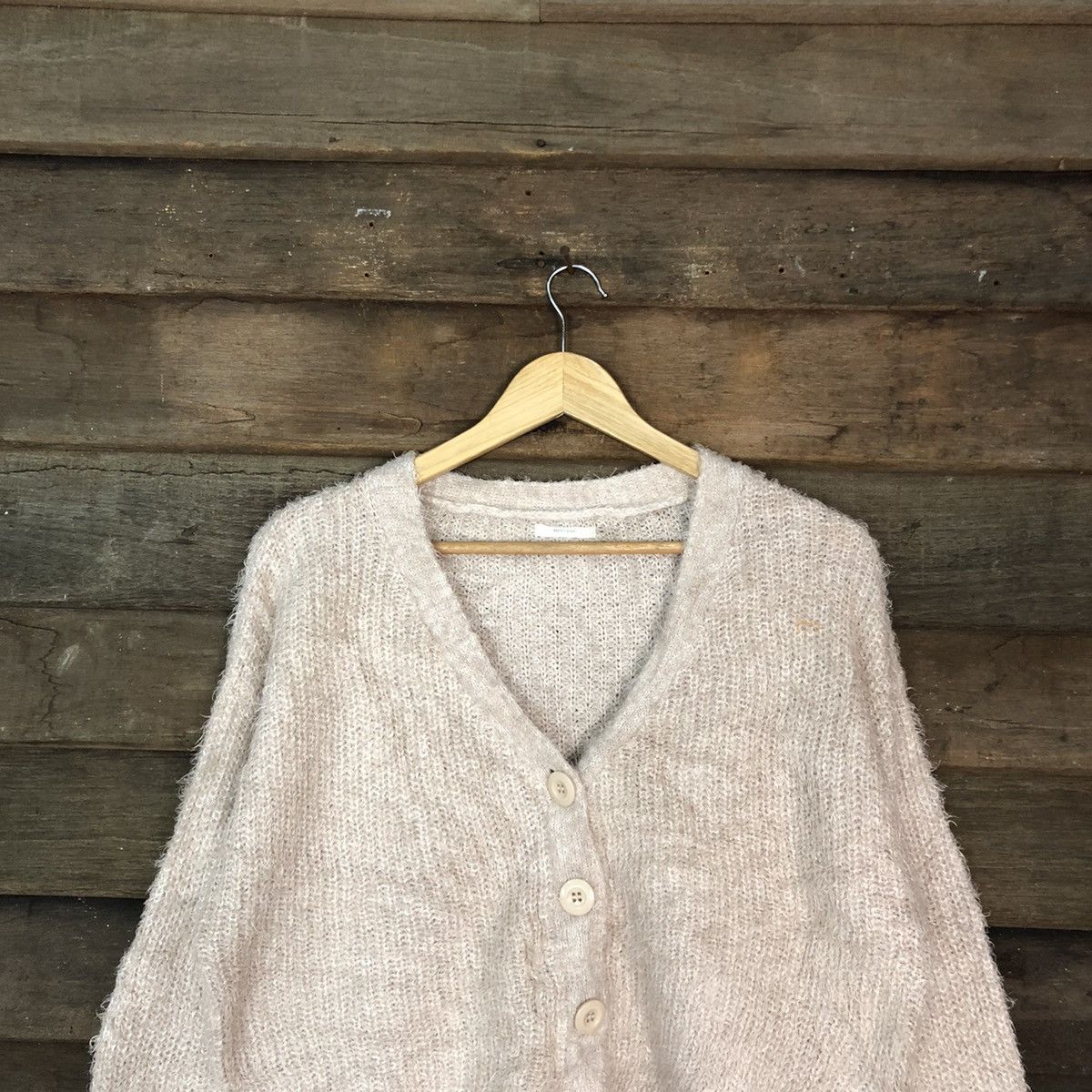 Homespun Knitwear DLL Apres Jour mohair fur shaggy cardigan Knitwear #c1080 Size M / US 6-8 / IT 42-44 - 9 Thumbnail