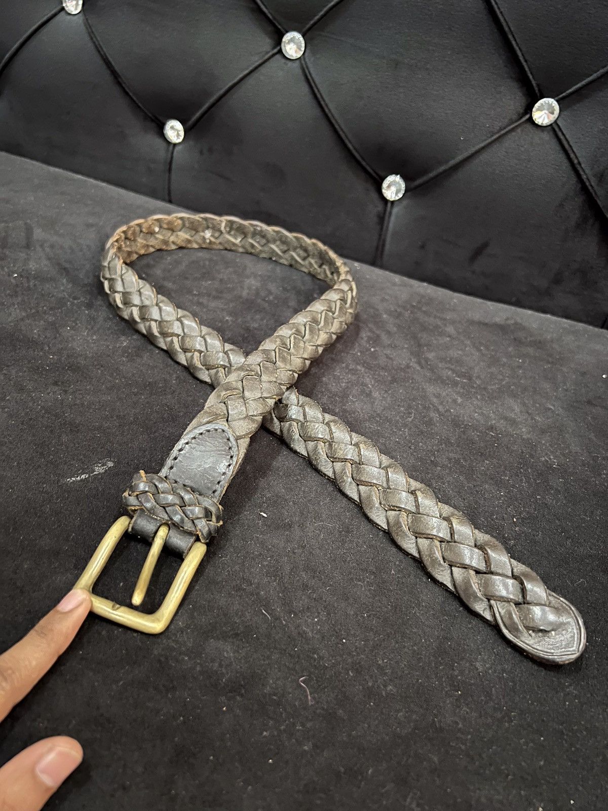 Beams Plus Beams Leather Buckle Belt Size ONE SIZE - 9 Thumbnail
