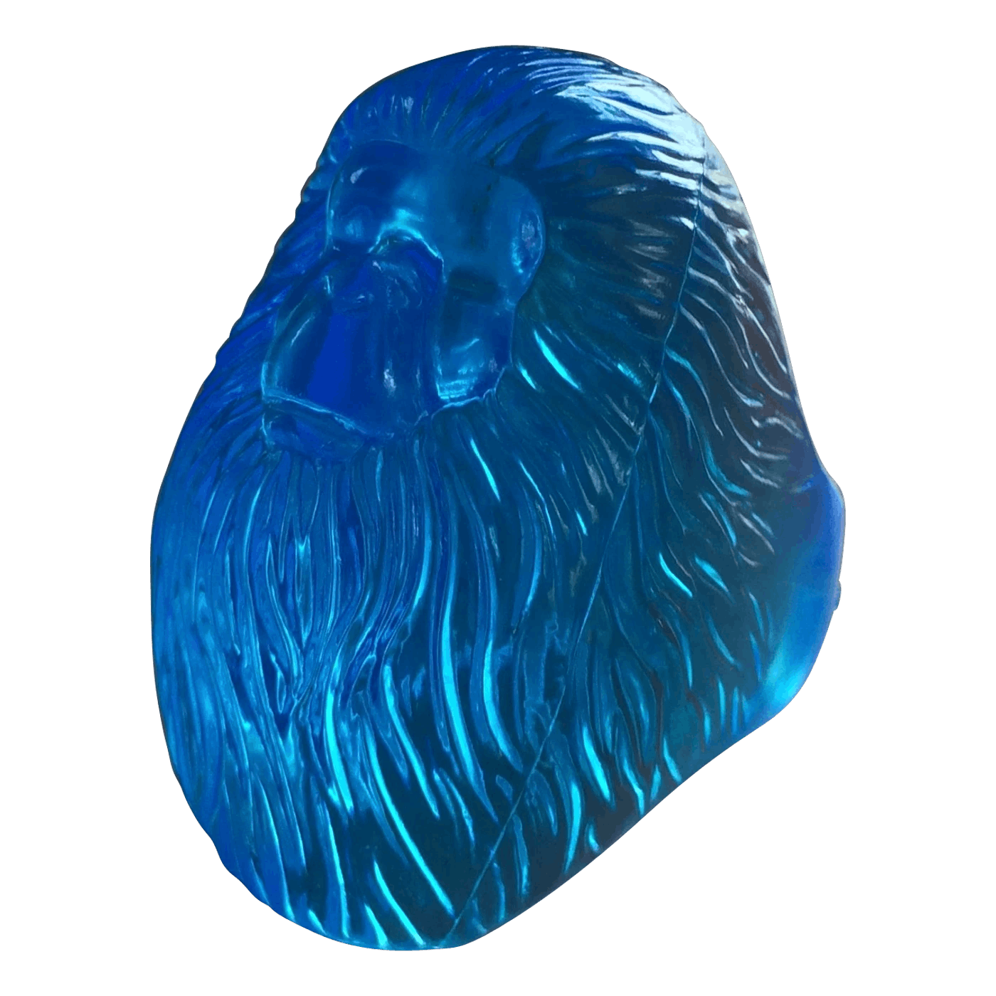 image of New F/w 2010 Bape Ape Head Ring in Blue, Men's