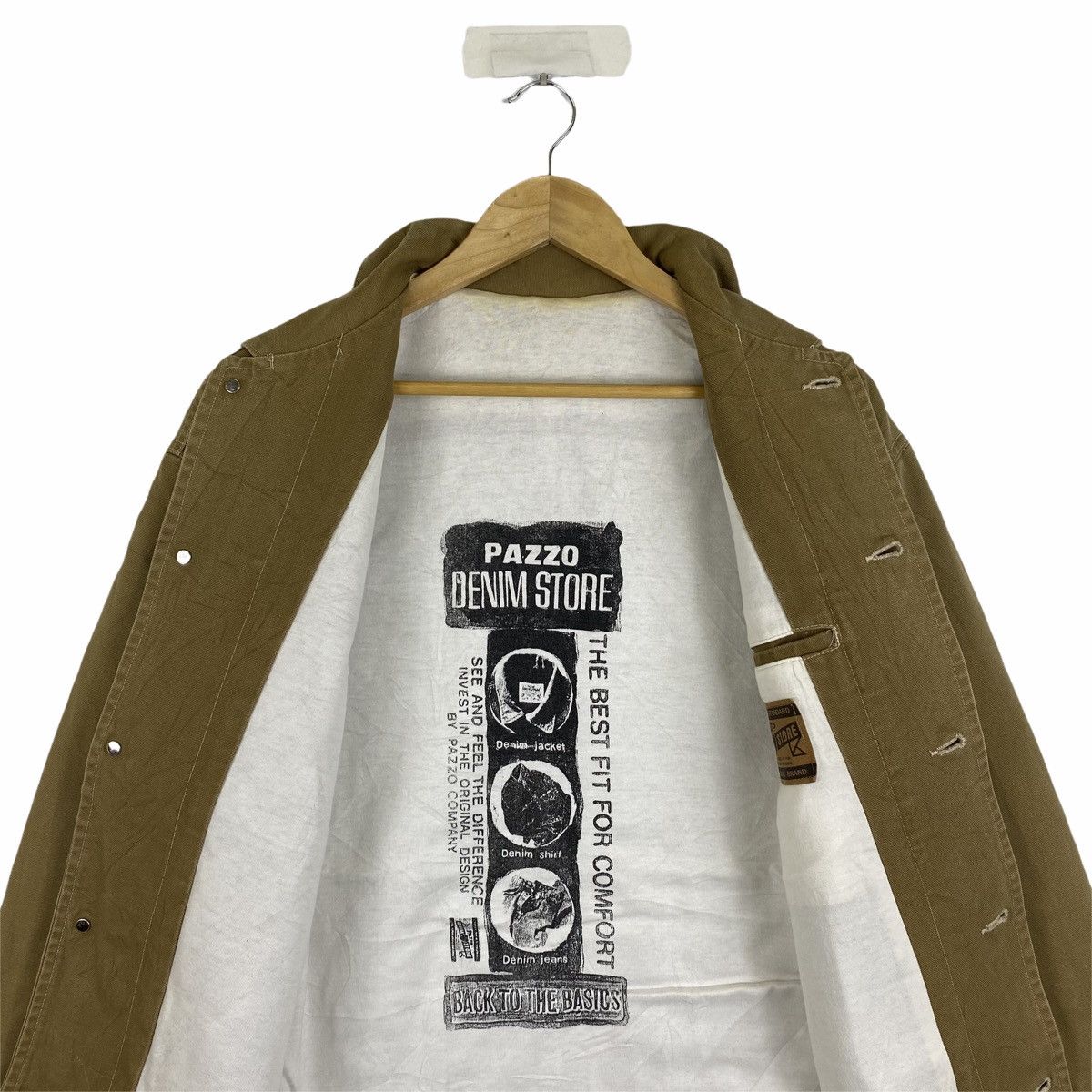 Vintage Vintage PAZZO DENIM STORE Worker Detroit Chore Jacket Size US L / EU 52-54 / 3 - 6 Thumbnail
