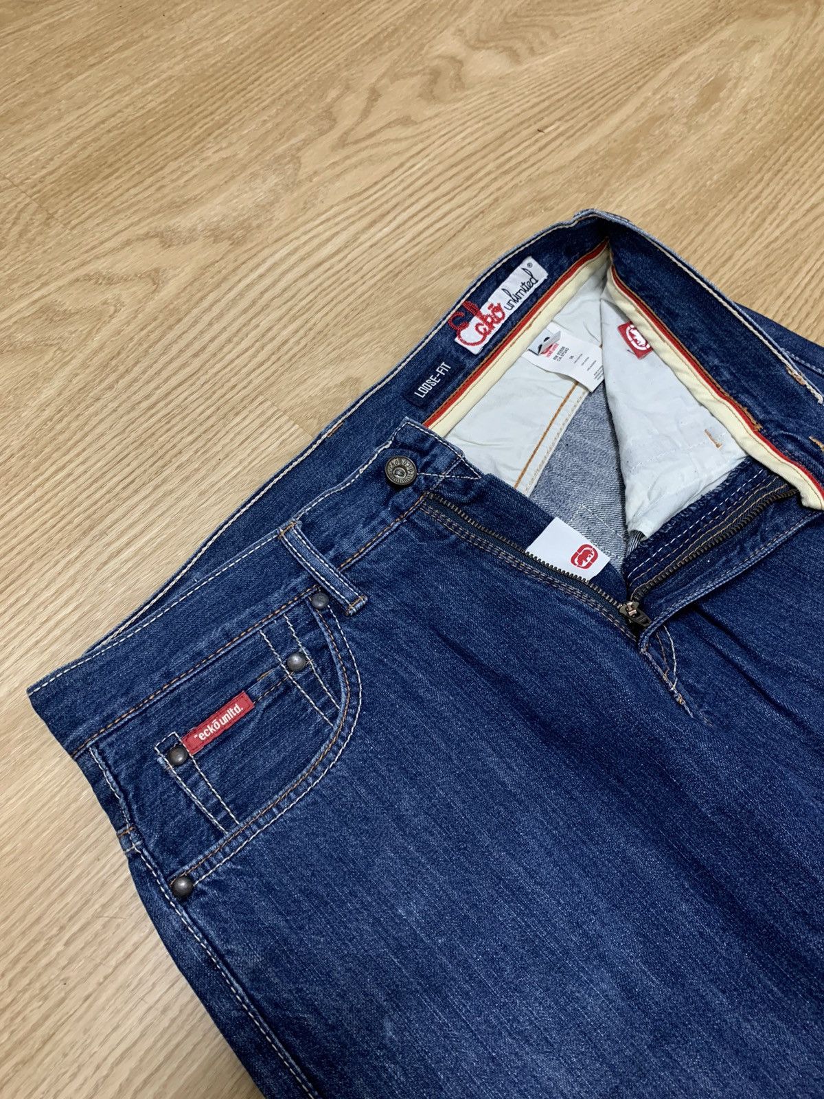 Ecko Unltd. Ecko Unlimited Denim Back Big Logo Beads Size US 32 / EU 48 - 3 Thumbnail