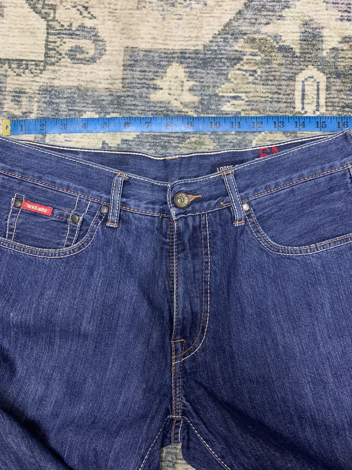 Ecko Unltd. Ecko Unlimited Denim Back Big Logo Beads Size US 32 / EU 48 - 14 Thumbnail