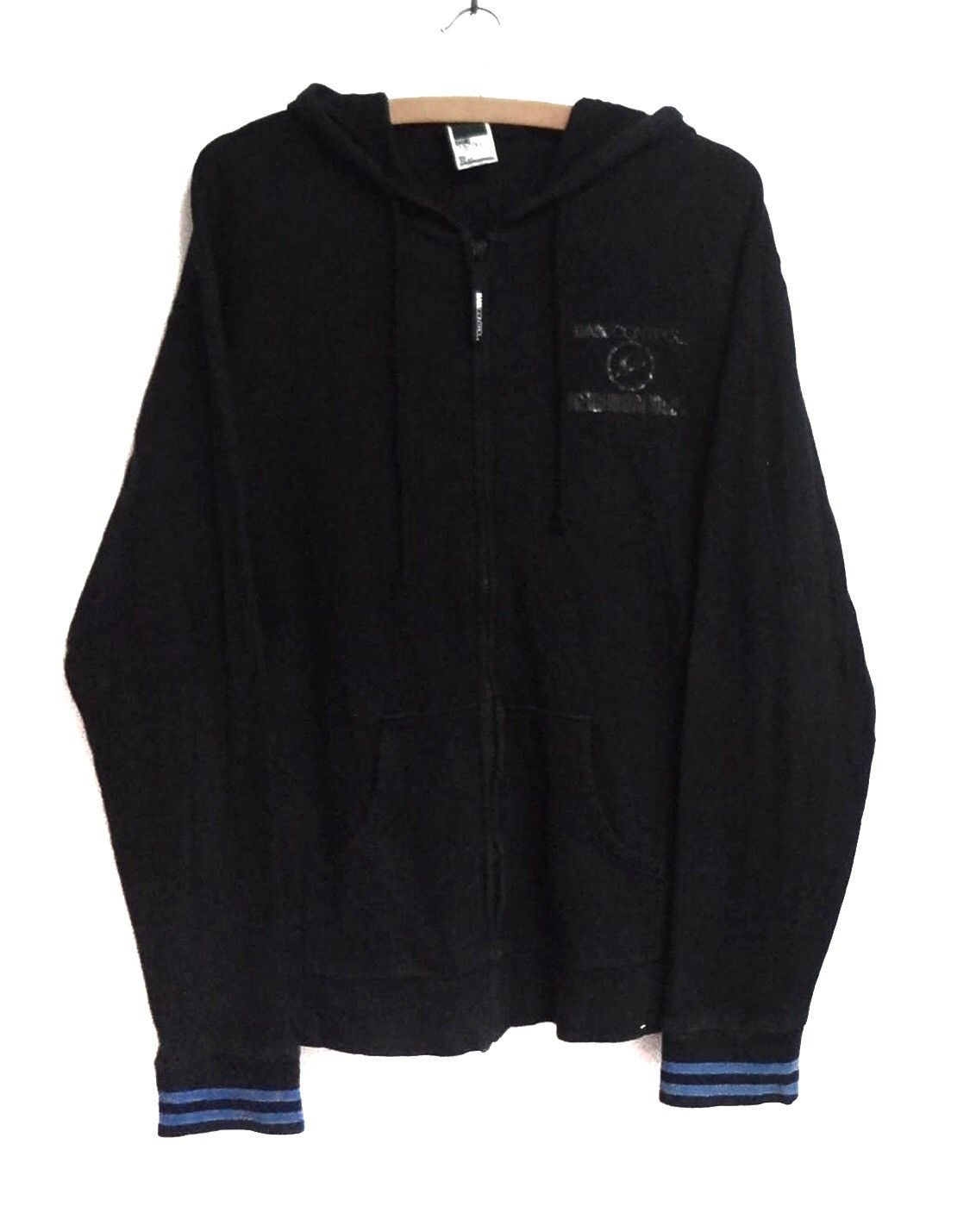 image of Base Control Hoodie Skateboard Skate Cw21 in Black, Men's (Size Large)
