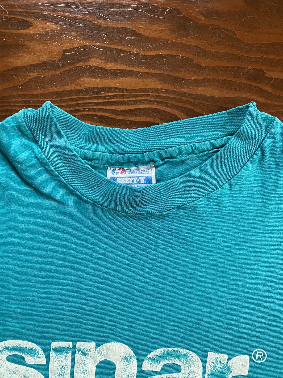 Hanes Vintage Early 90’s Sinar Camera Distressed Single Stitch Tee Size US M / EU 48-50 / 2 - 8 Thumbnail