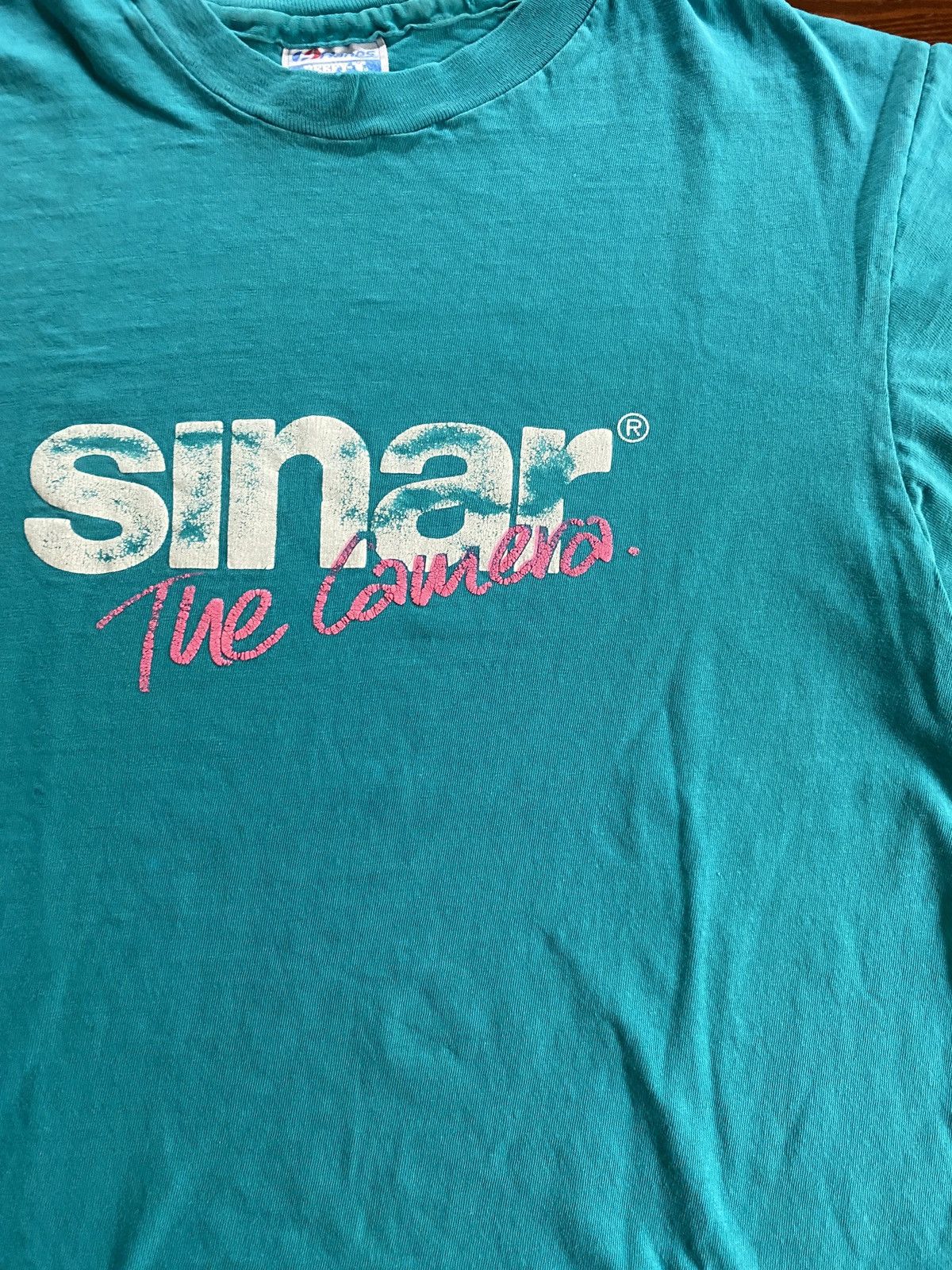 Hanes Vintage Early 90’s Sinar Camera Distressed Single Stitch Tee Size US M / EU 48-50 / 2 - 5 Thumbnail