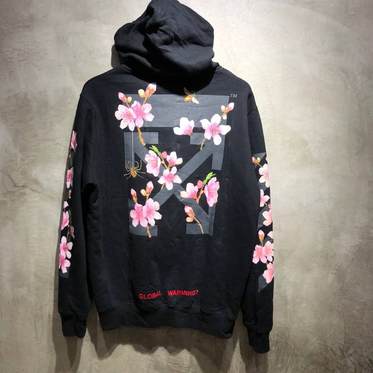 Off White Off White 2017 Flower Arrow hoodie Grailed