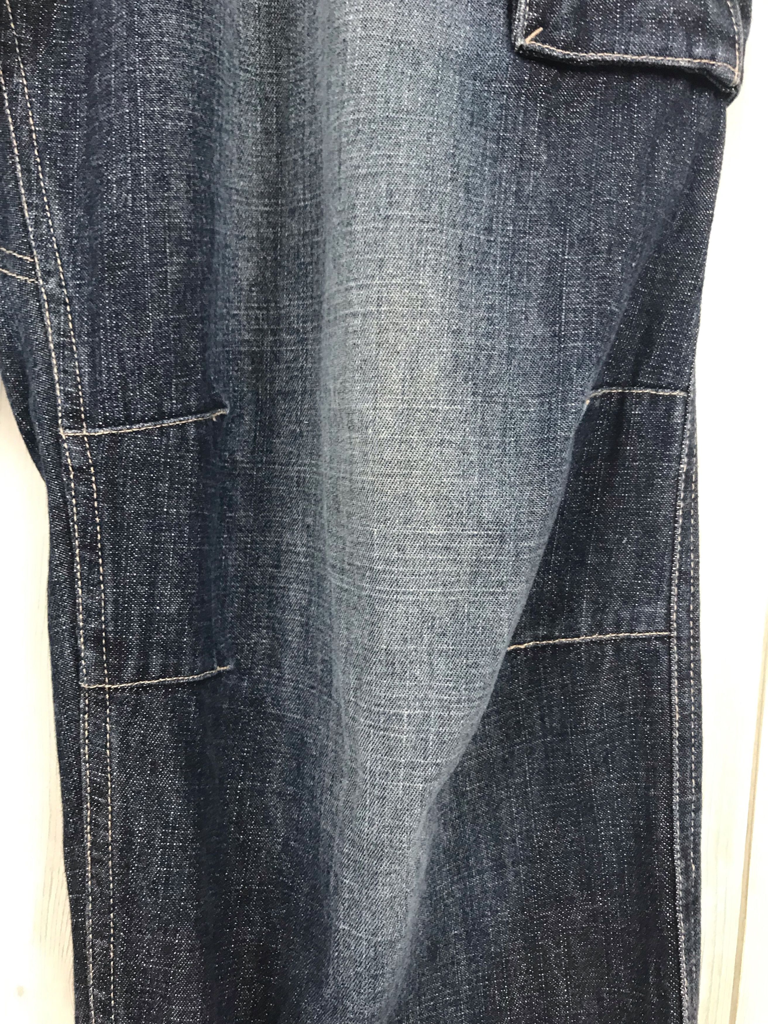 Comme des Garcons × Undercover Japanese Brand CONART Baggy Cargo Denim Jeans Size US 31 - 10 Thumbnail
