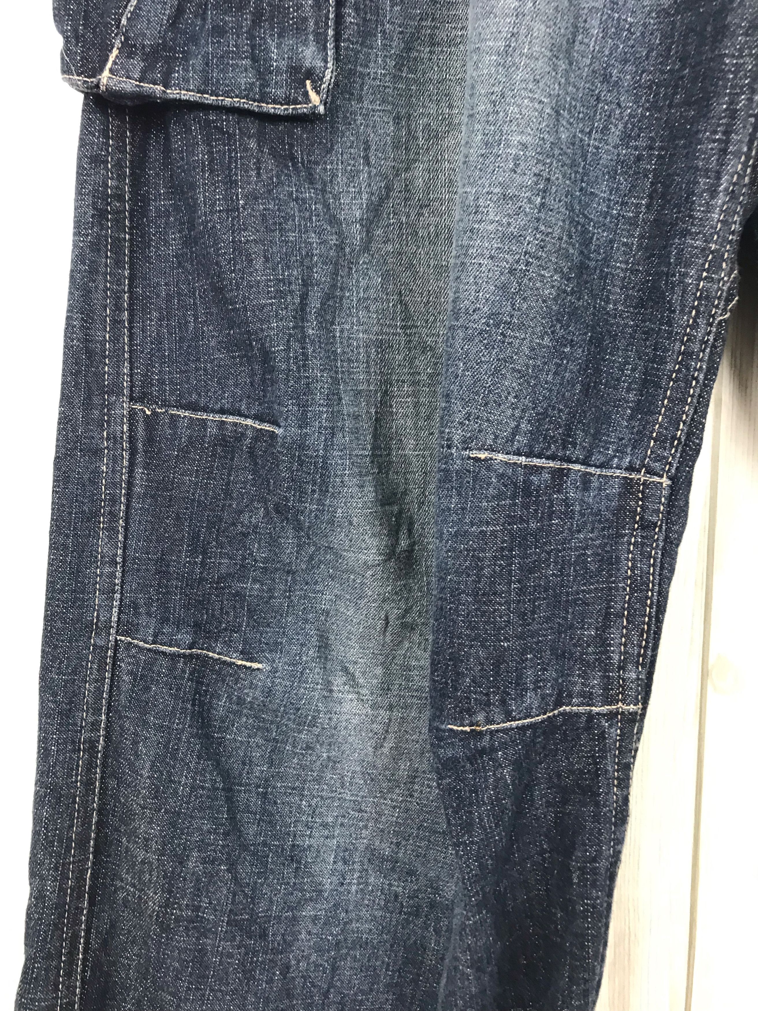 Comme des Garcons × Undercover Japanese Brand CONART Baggy Cargo Denim Jeans Size US 31 - 9 Thumbnail