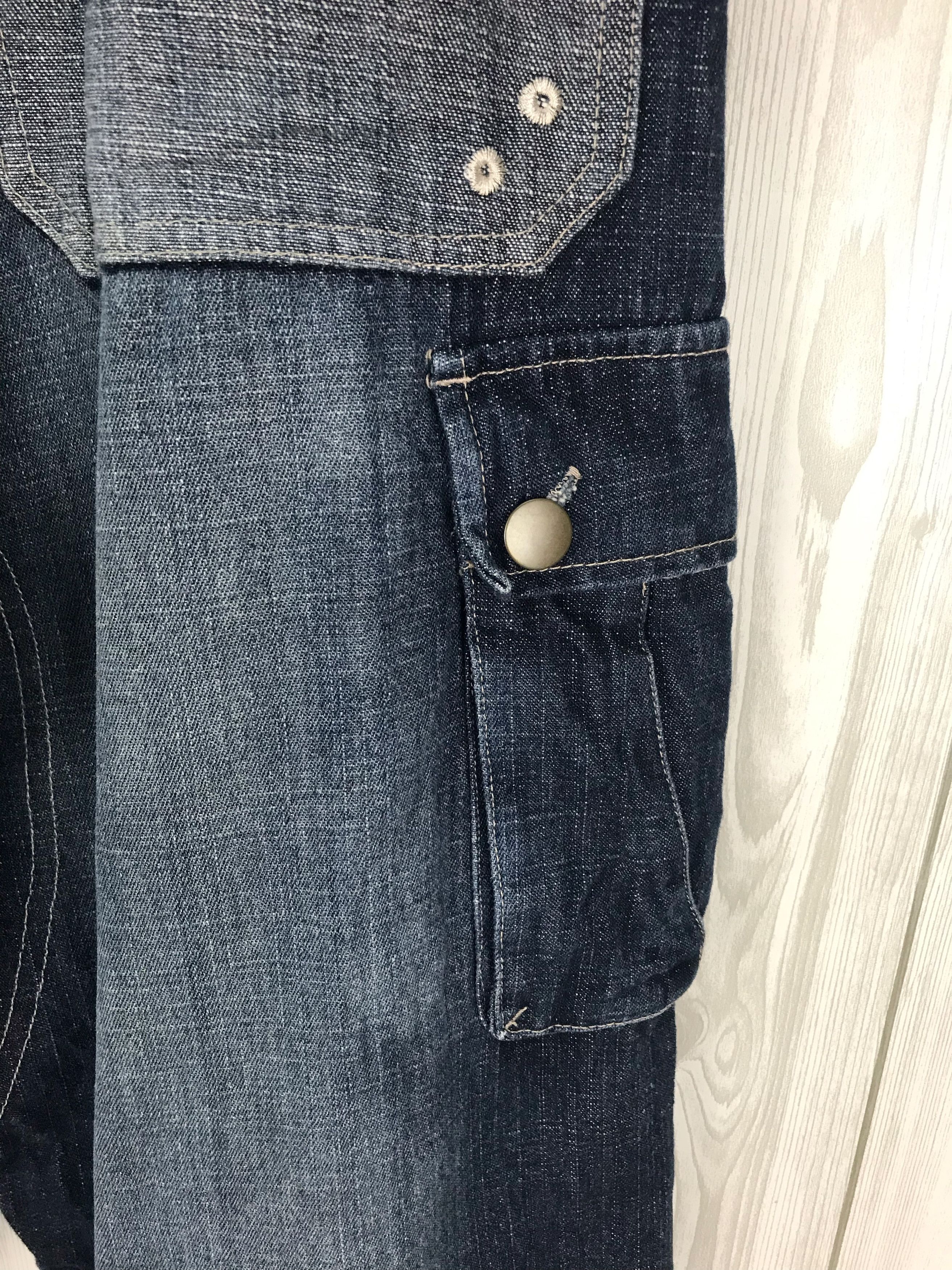 Comme des Garcons × Undercover Japanese Brand CONART Baggy Cargo Denim Jeans Size US 31 - 19 Thumbnail