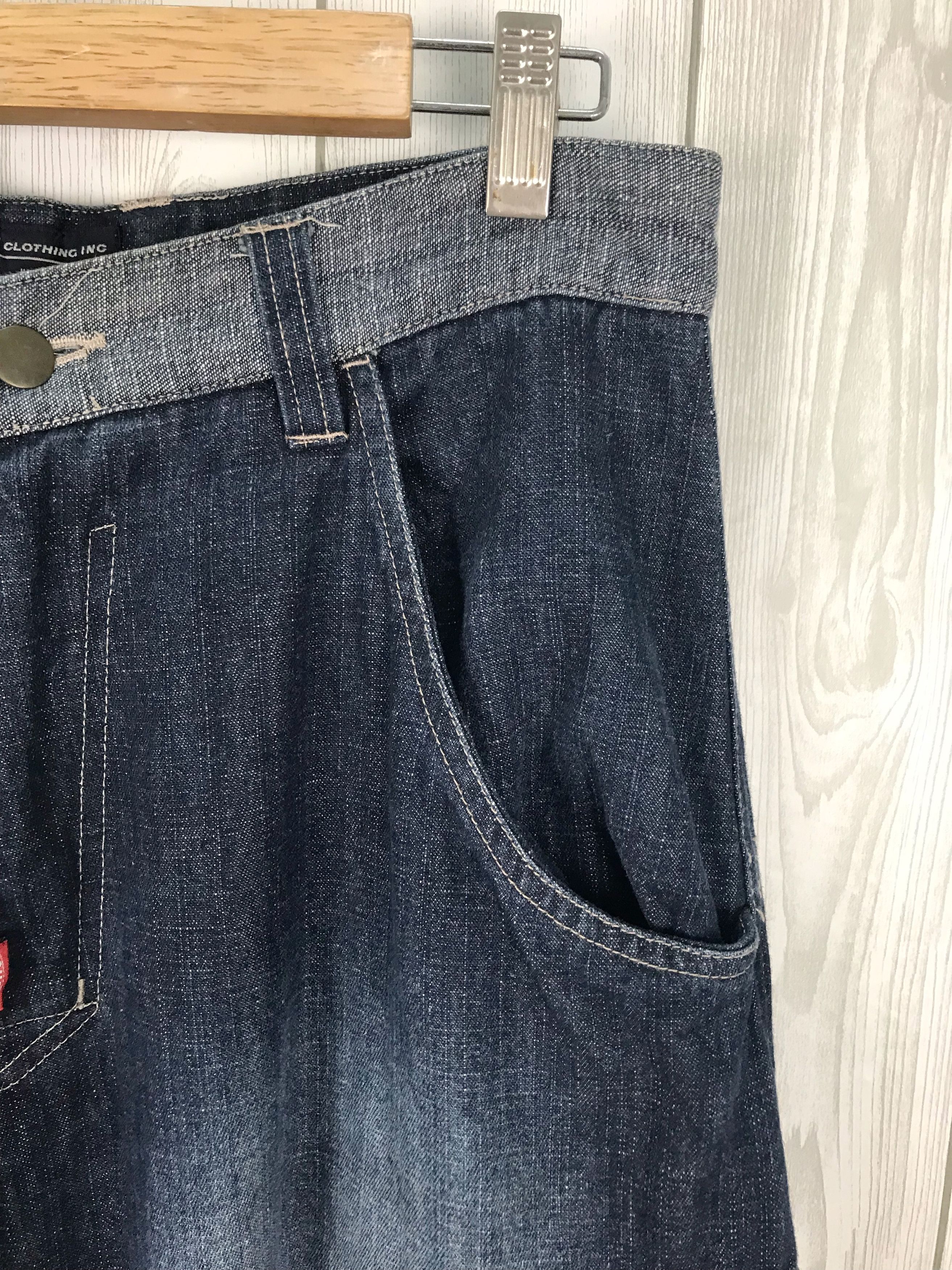 Comme des Garcons × Undercover Japanese Brand CONART Baggy Cargo Denim Jeans Size US 31 - 5 Thumbnail