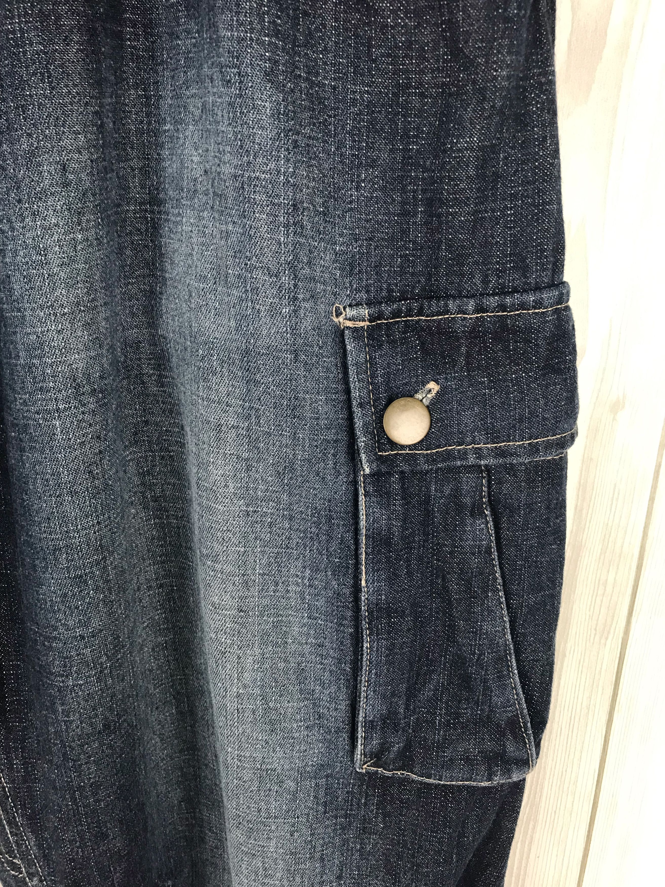 Comme des Garcons × Undercover Japanese Brand CONART Baggy Cargo Denim Jeans Size US 31 - 8 Thumbnail