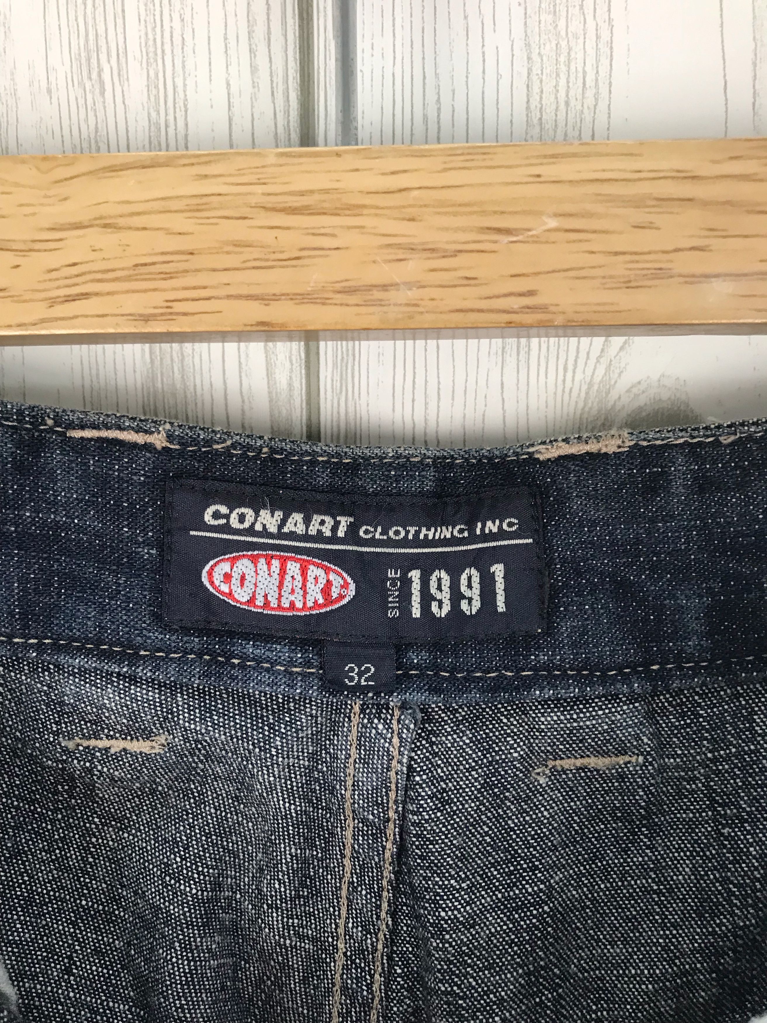 Comme des Garcons × Undercover Japanese Brand CONART Baggy Cargo Denim Jeans Size US 31 - 23 Thumbnail