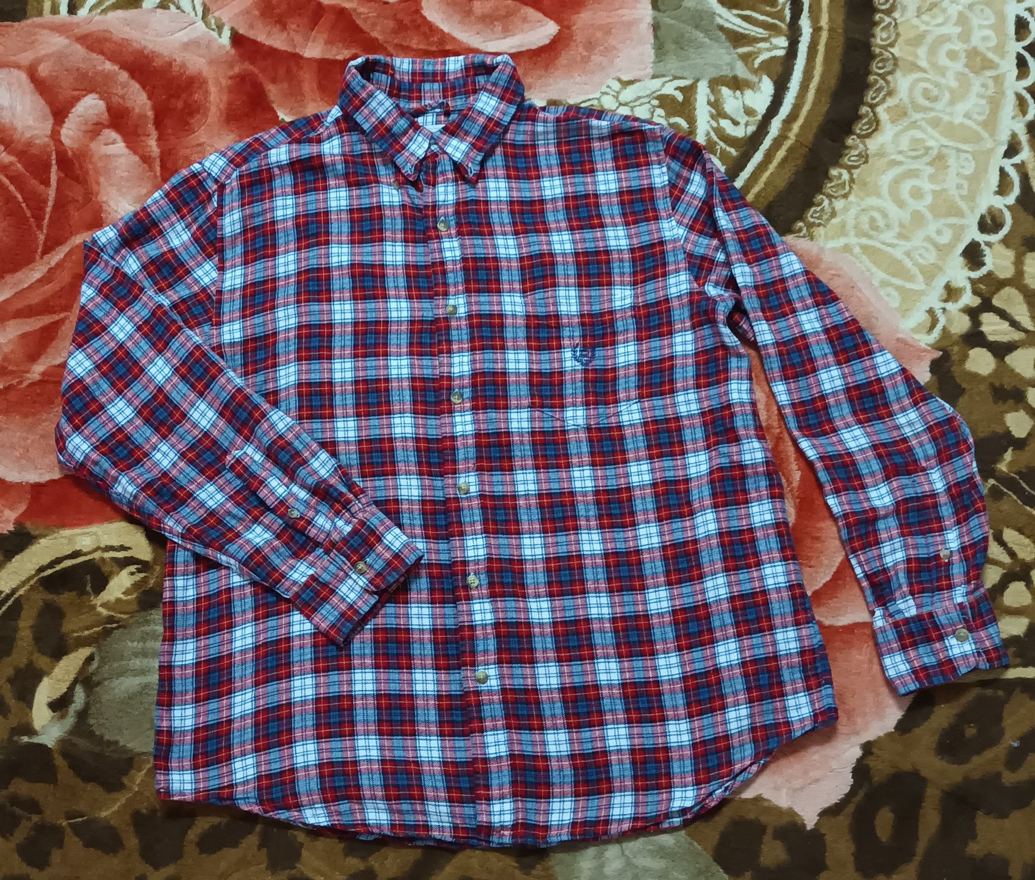 Chaps × Flannel 🔥 CHAPS FLANNEL BUTTON UP SINGLE POCKET Size US L / EU 52-54 / 3 - 1 Thumbnail