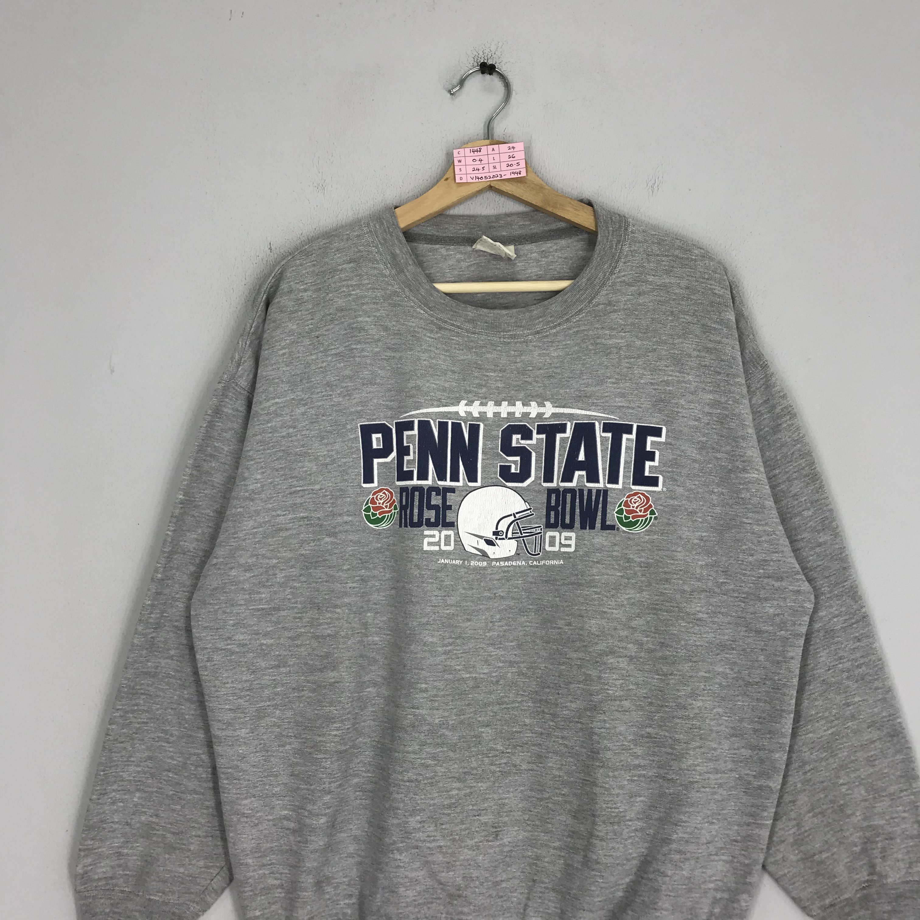 Vintage Vintage Penn State Rosebowl 2009 Big Logo Sweatshirts Size US L / EU 52-54 / 3 - 3 Thumbnail